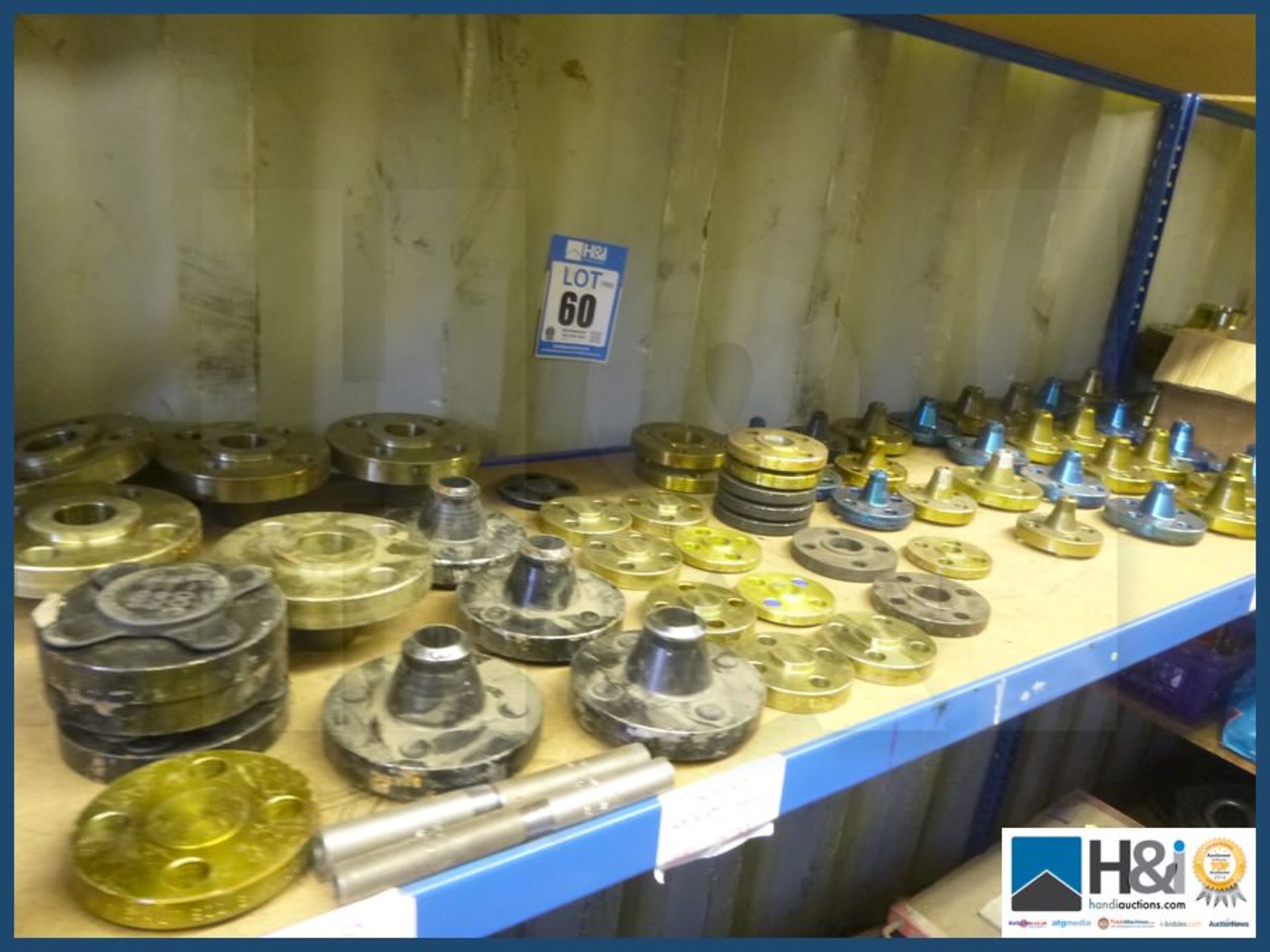 Quantity of various flanges and unfinished projects. No VAT on this lot except on the buyers premium