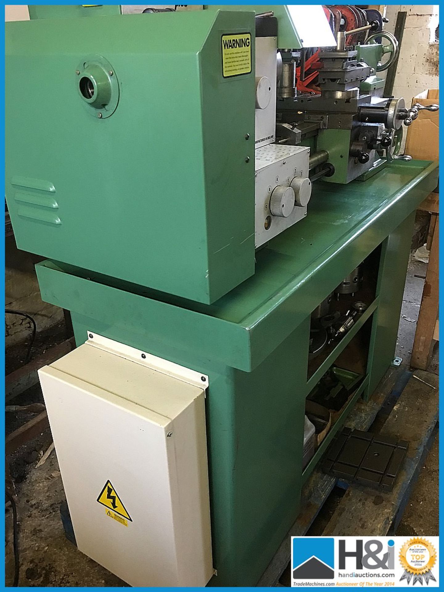 Absolutely stunning Myford 254v Plus single phase metalworking lathe in near immaculate condition, - Image 15 of 29