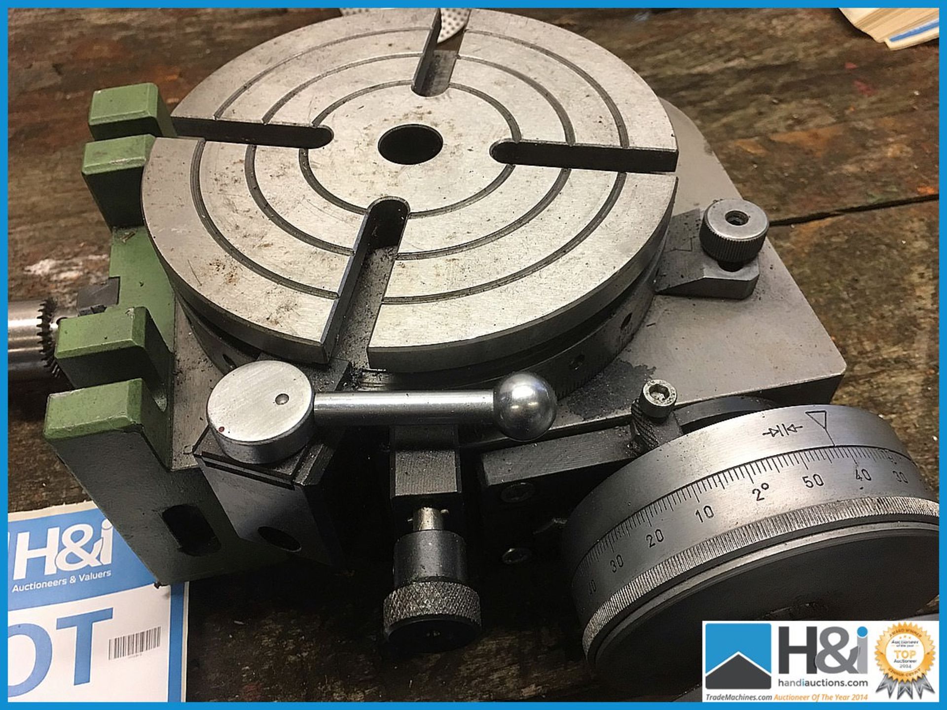 Small 150mm dia rotary table with tailstock superb quality German built Appraisal: Viewing Essential - Image 2 of 8