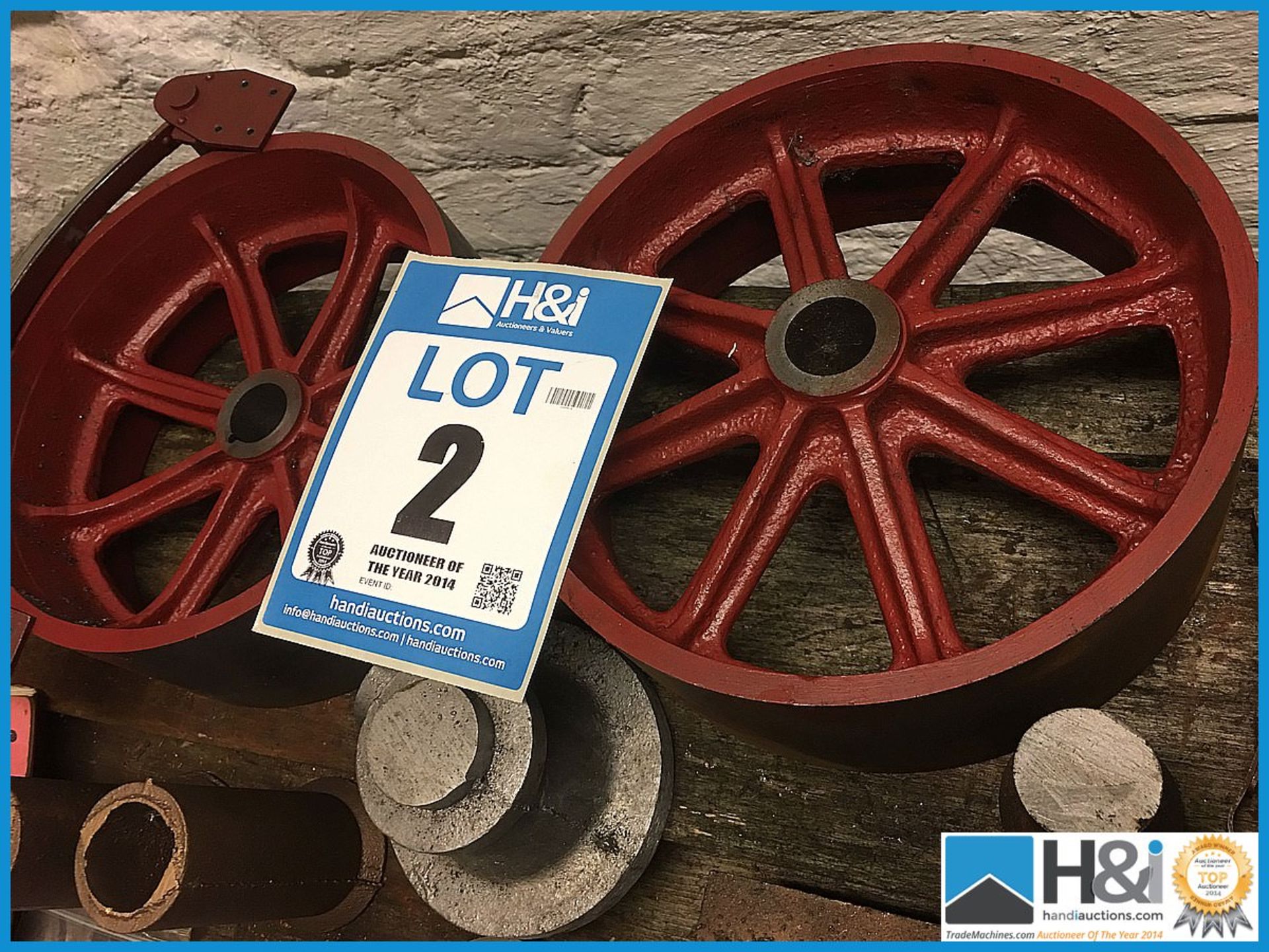 A collection of model traction engine parts as a part completed project, the lot includes the actual - Image 6 of 16