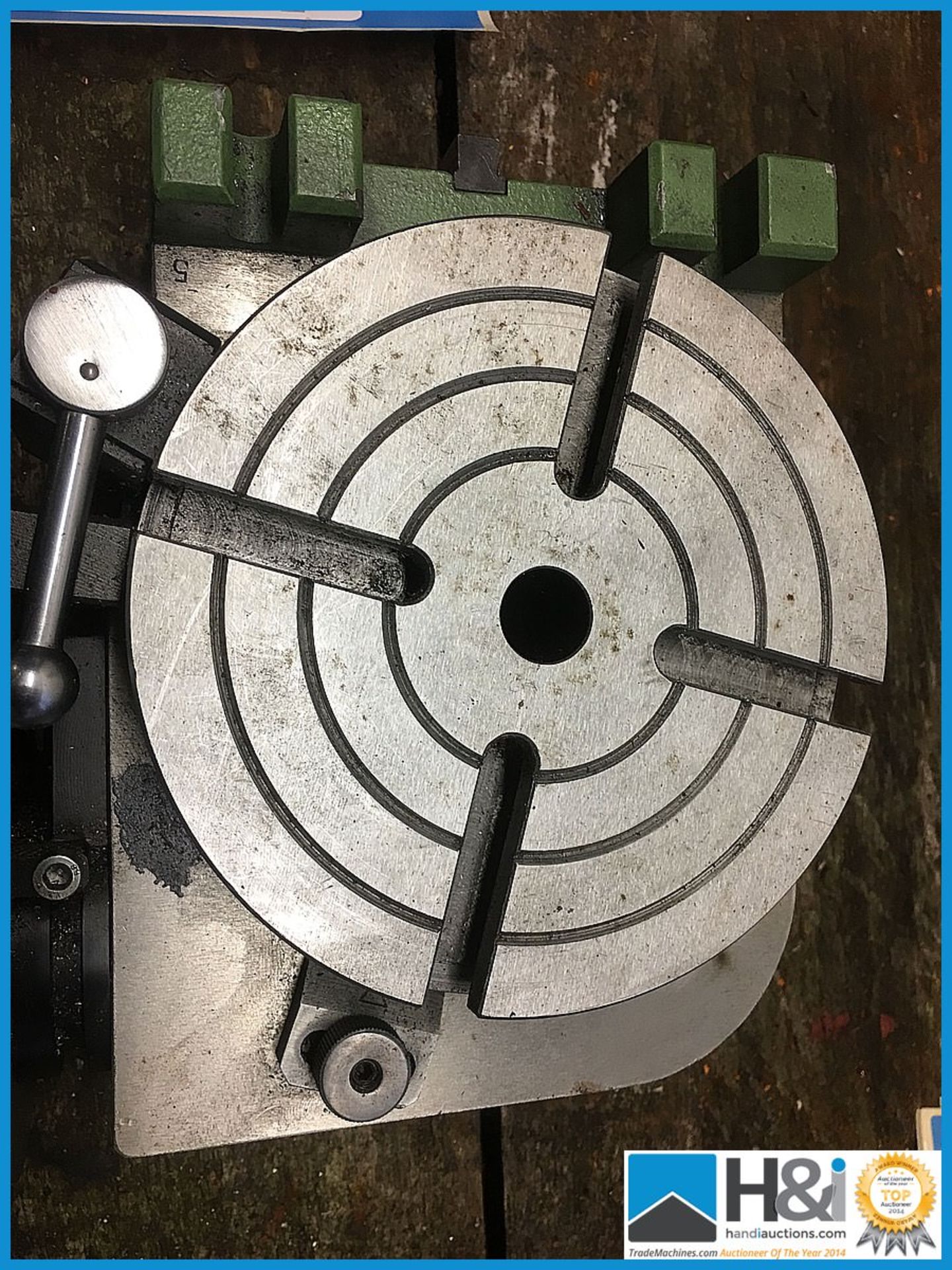 Small 150mm dia rotary table with tailstock superb quality German built Appraisal: Viewing Essential - Image 8 of 8