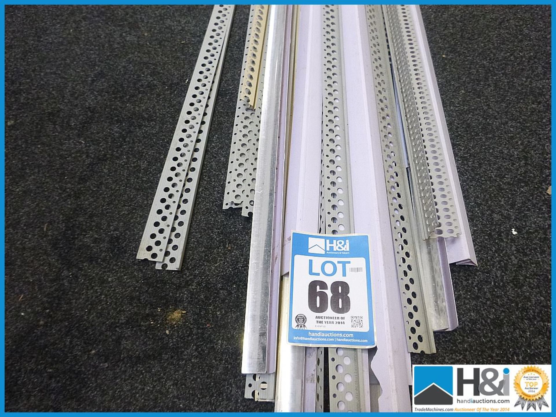 Good quantity of plastic edging strips, appear unused. Appraisal: Viewing Essential Serial No: NA