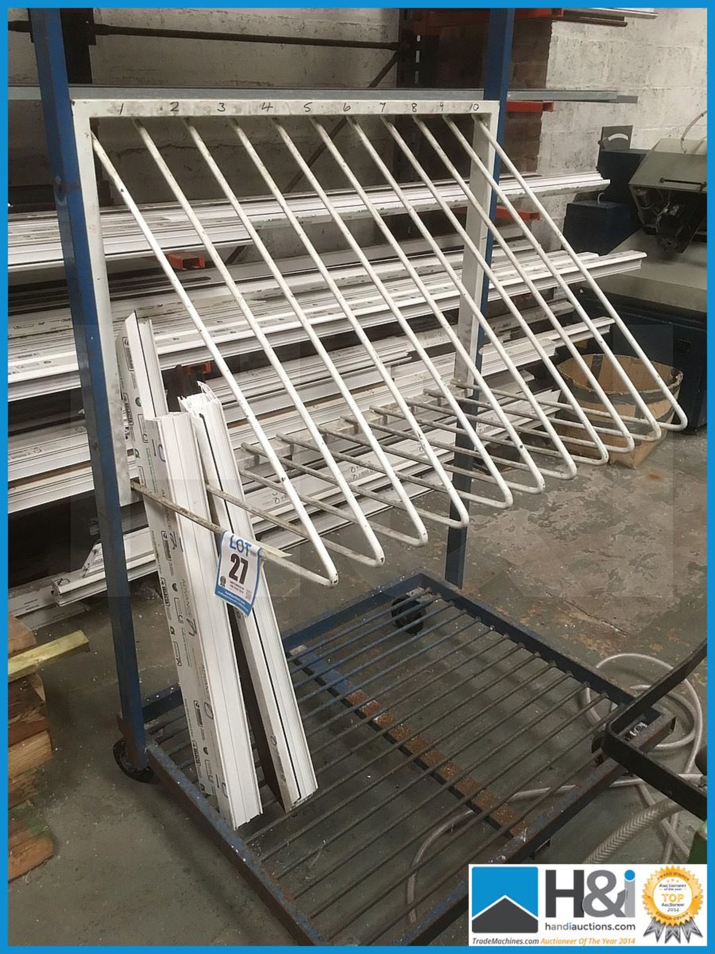 Free standing postable stock rack. NOTES: Please see the T&Cs & Important Info tab above for - Image 2 of 4