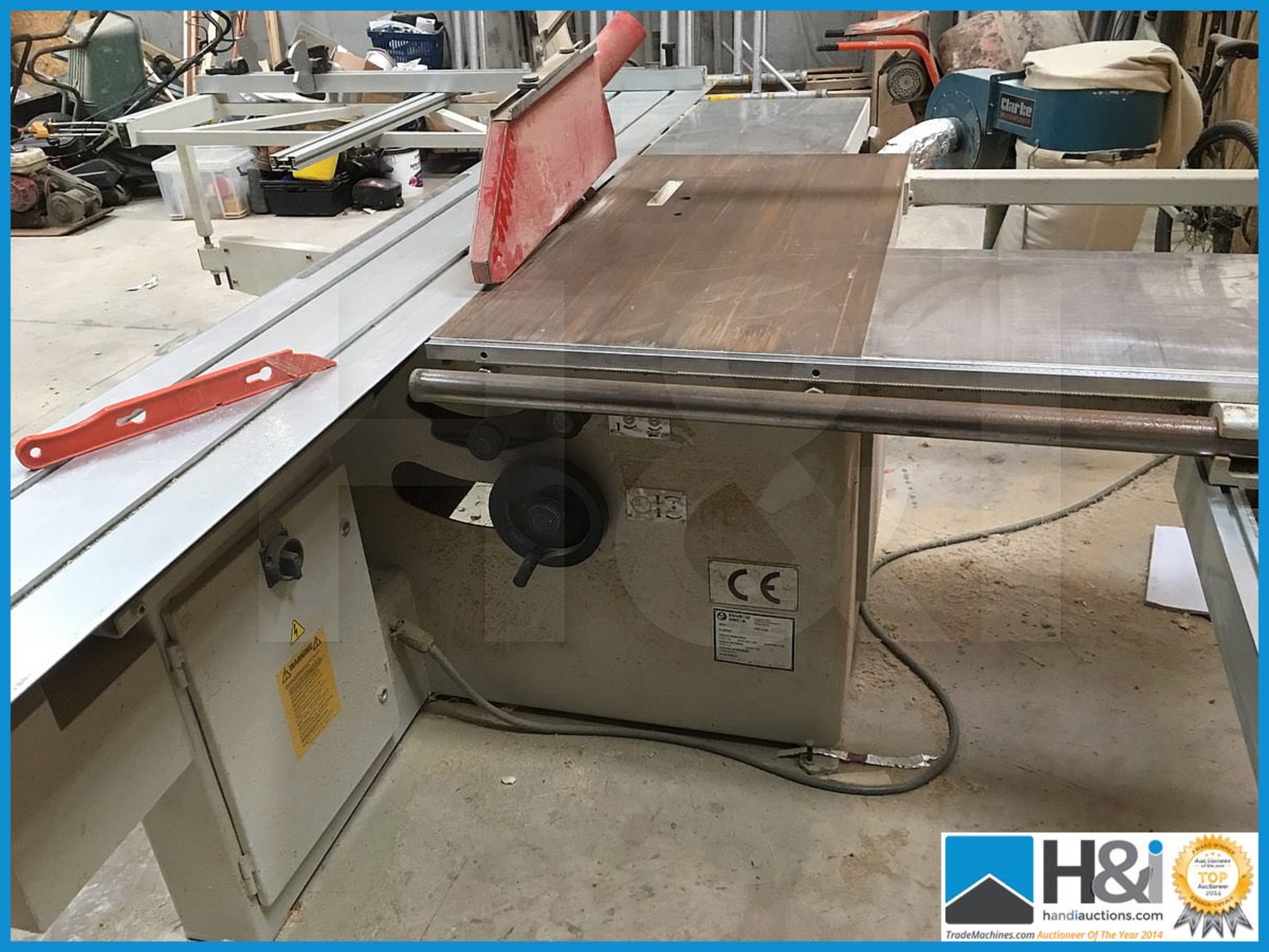 Egurko Ortza 3200mm panel saw with scribe, electric braking, digital and powered rise and fall, - Image 10 of 10