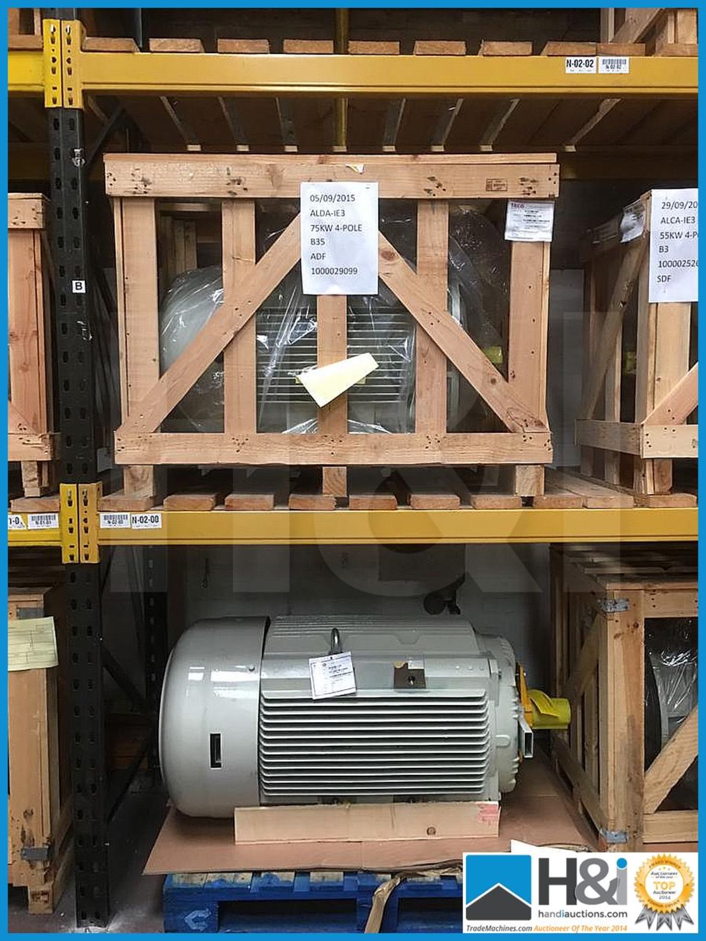 Brand new, unused, Teco electric motor. Aluminium casing, 6 pole-0.25KW, Frame size: 71, 50HZ, 230/ - Bild 9 aus 11