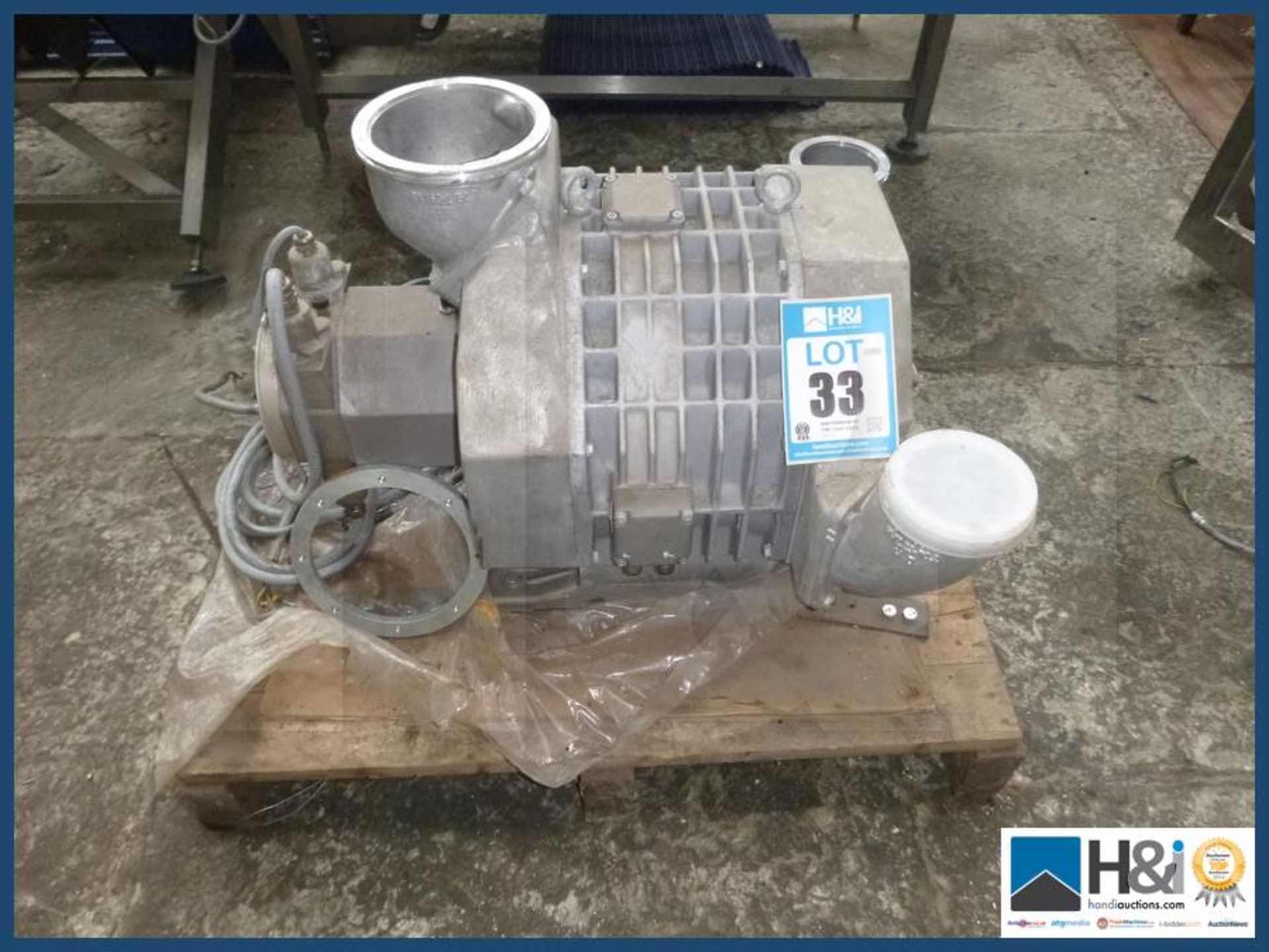 CNC turbo pump Gebr Becker 20kw unused weighs 133kg Appraisal: Used, good. Viewing essential