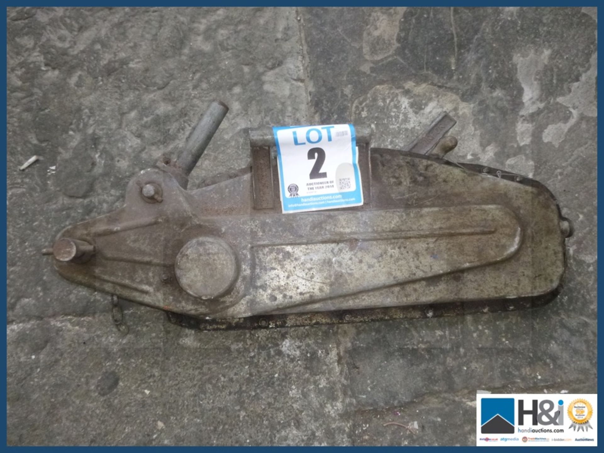 large tirfor winch advised in working order. Appraisal: Used, good. Viewing essential Serial No: