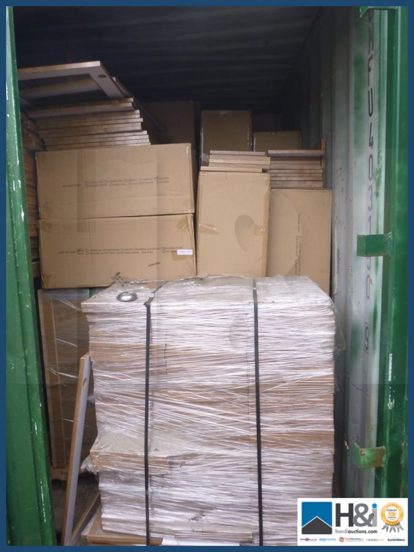20ft shipping container dry and wind tight and contents that include a massive quantity of kitchen - Image 2 of 4