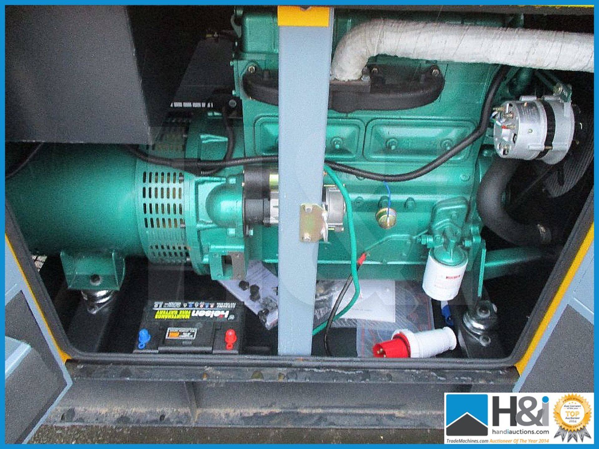 Brand new, unused Kawakenki KK-30KvA generator. No oil or water and ready for transportation. Single - Image 4 of 4