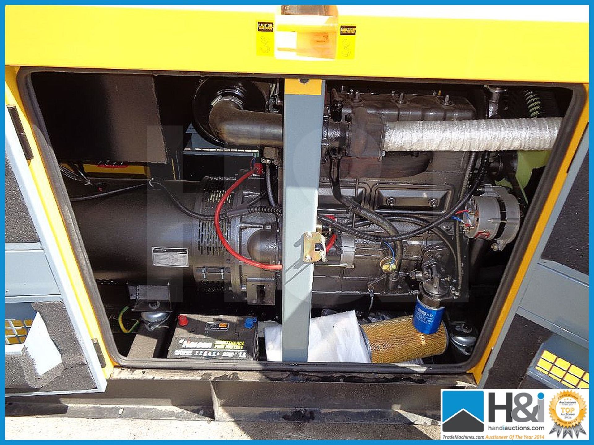 Brand new, unused Kawakenki 60KvA silent generator. No oil or water and ready for transportation. - Image 2 of 6