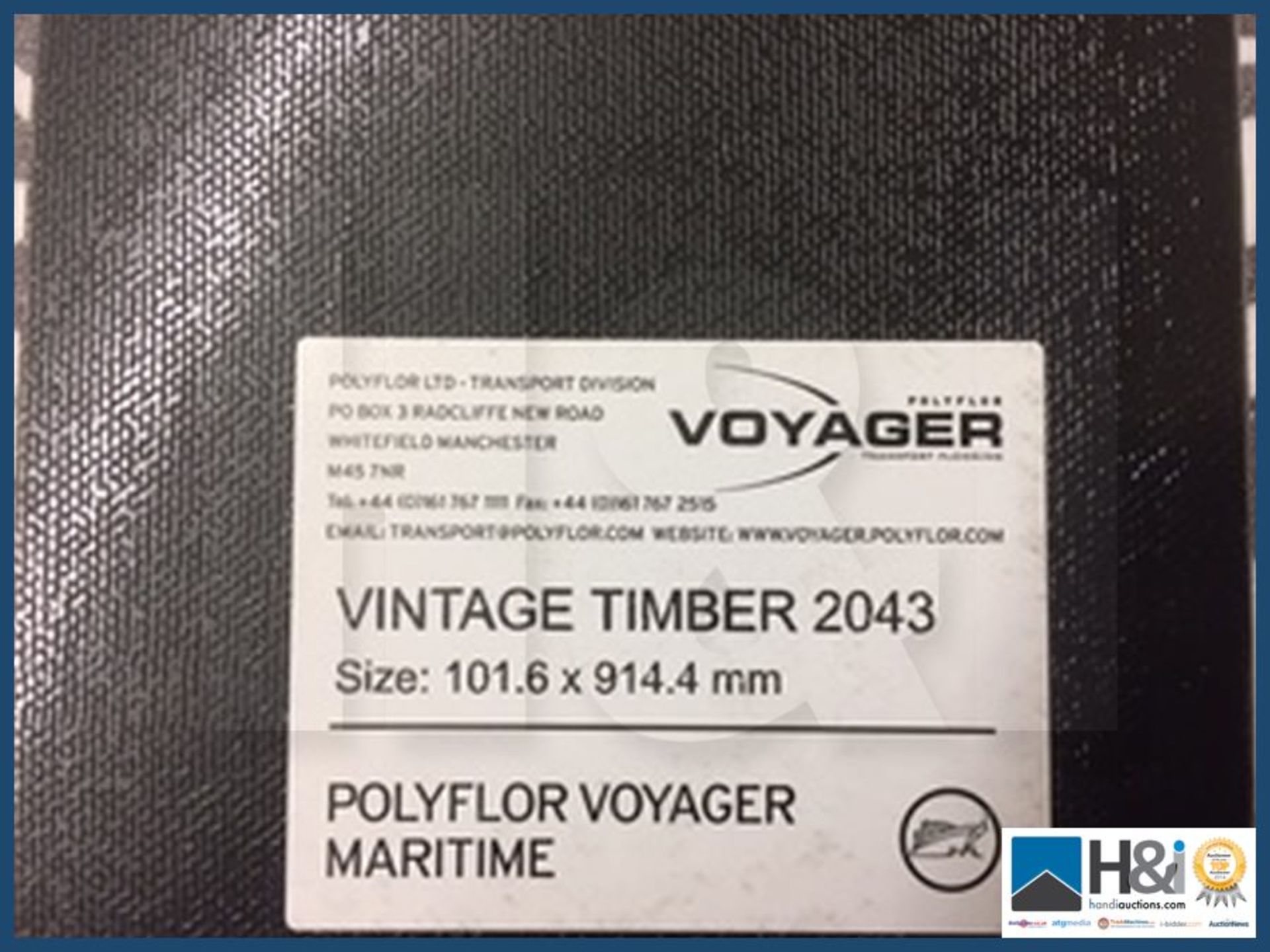 20.06 square meters of Polyflor Maritime Voyager contained in six boxes - 2043 Vintage Timber - - Image 2 of 2