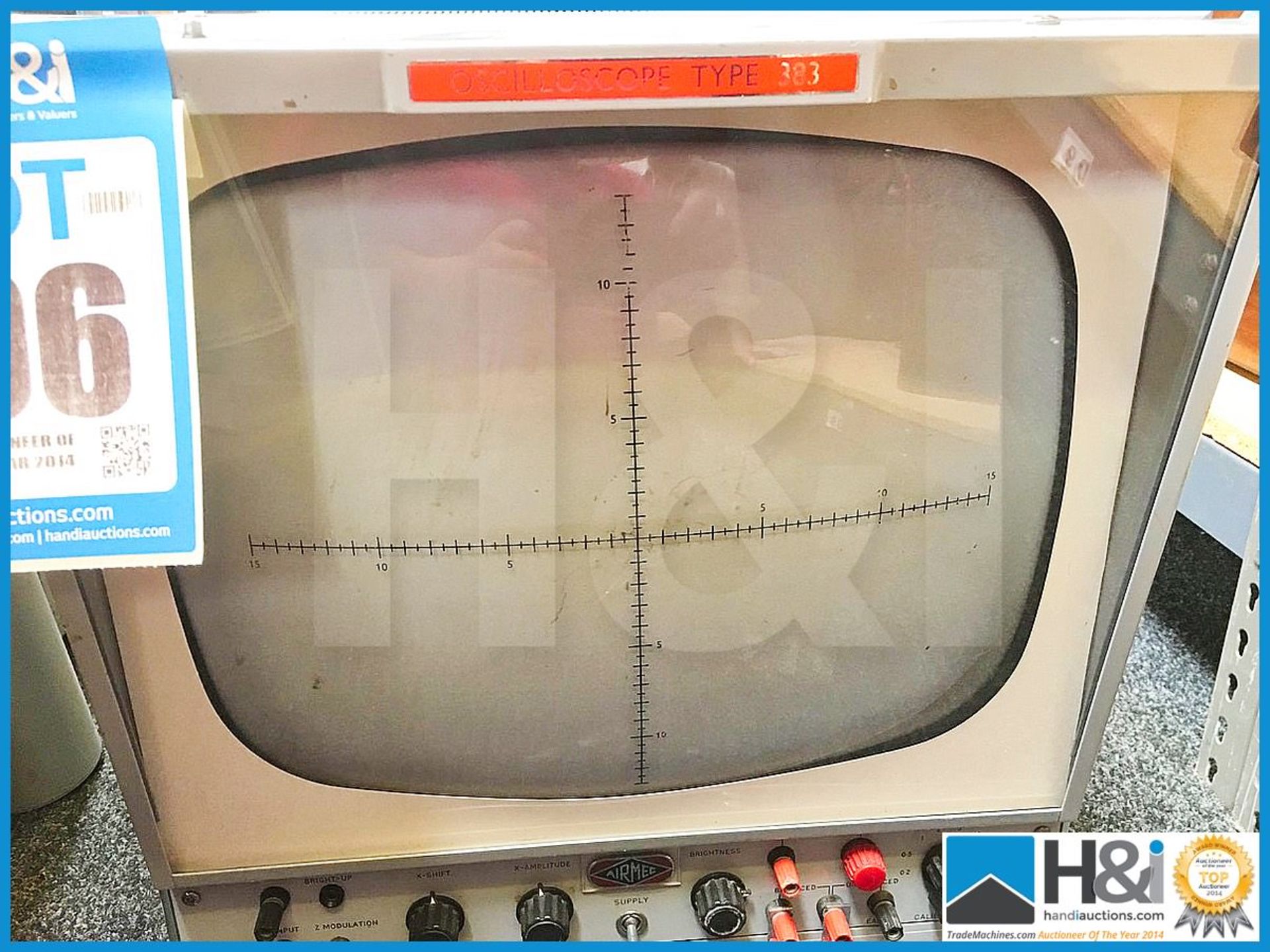 Airmec oscilloscope unit Type 383 - Image 3 of 3