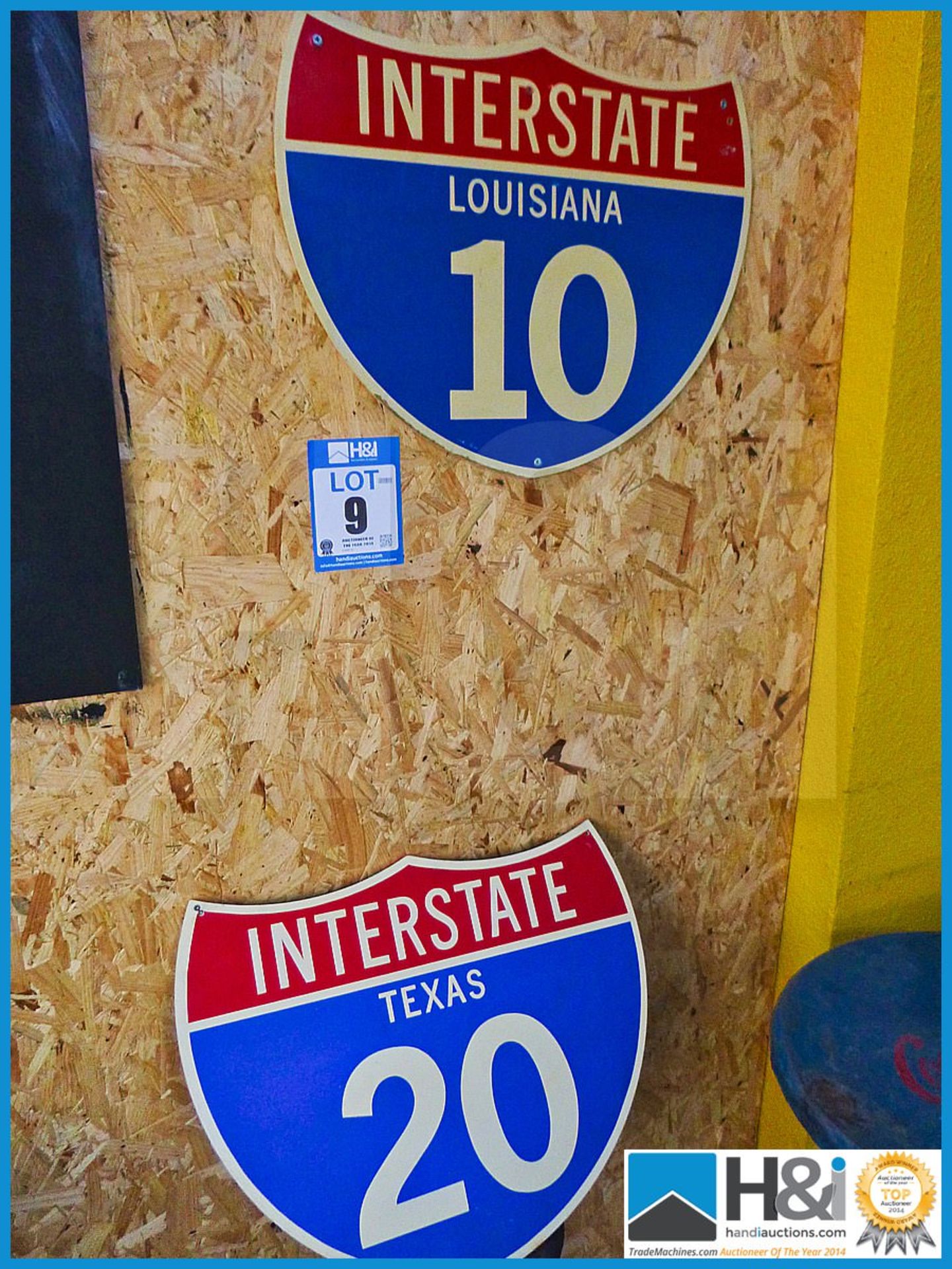 2 off Americana style road signs