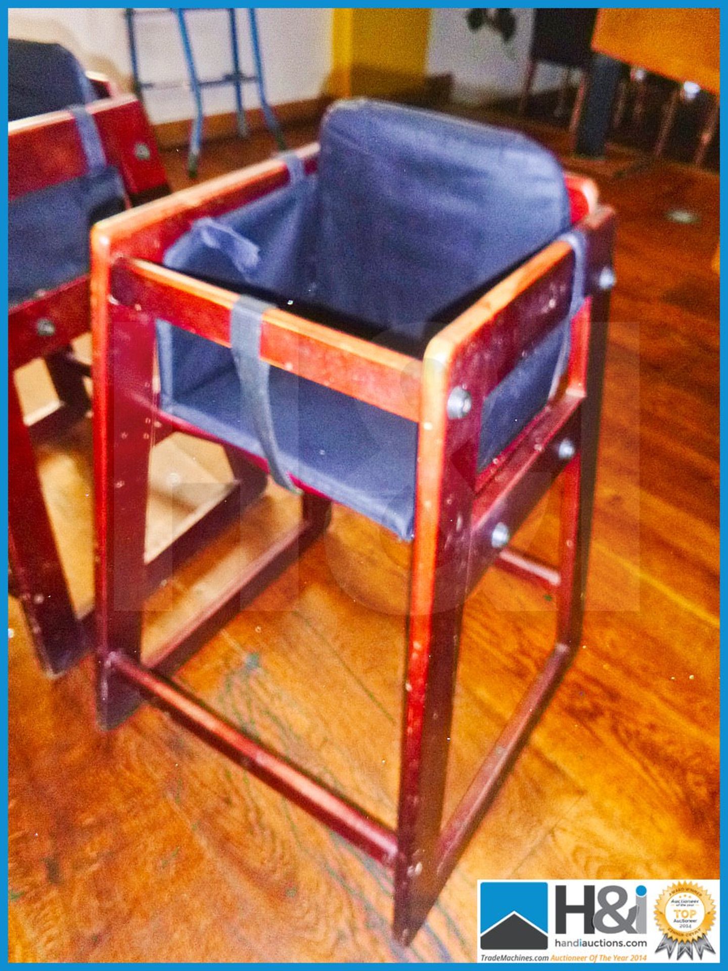 2 off wooden children's high chairs - Image 3 of 3