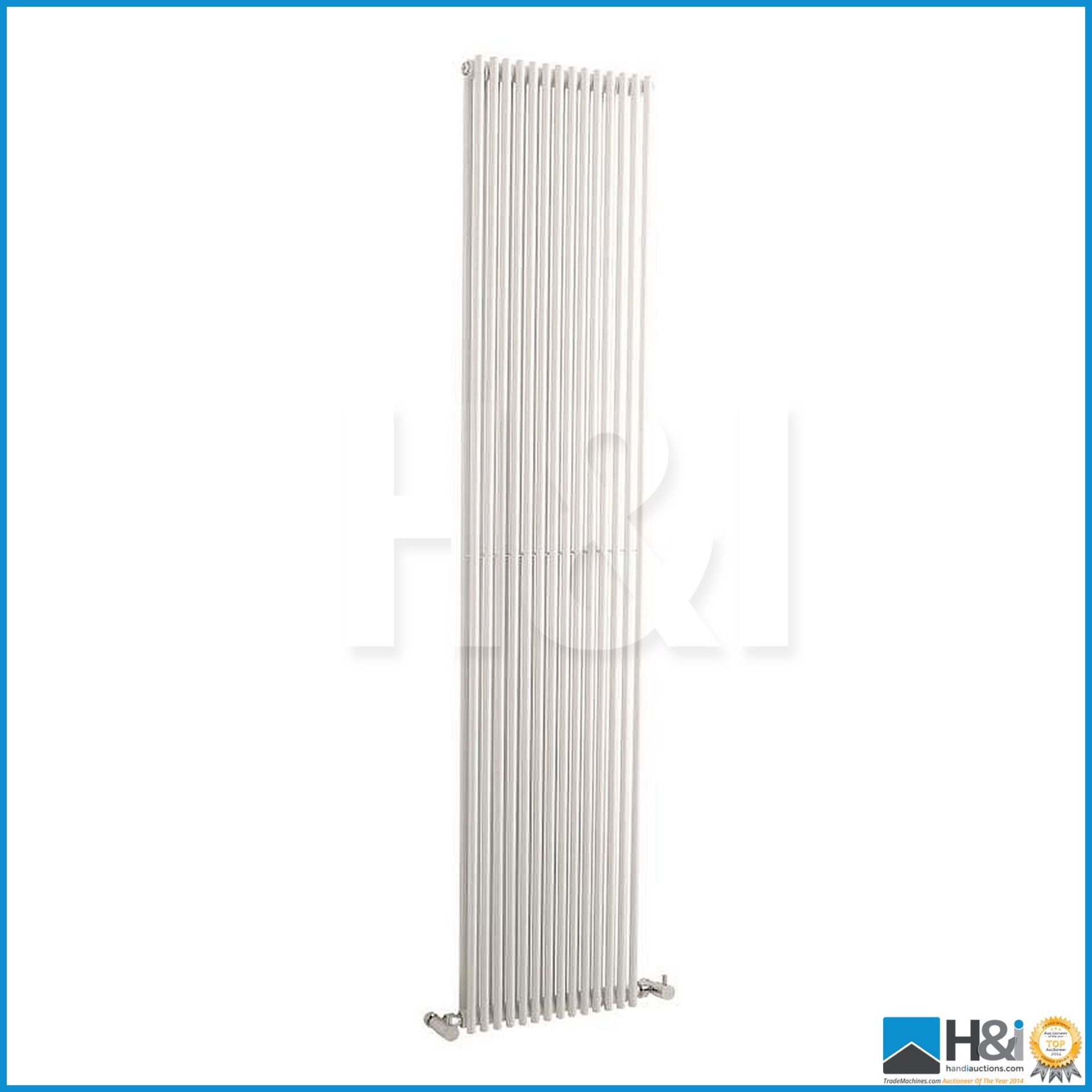 Designer Hudson Reed HLW26 Refresh double panel radiator in white finish. 1500x350. Unused and boxed