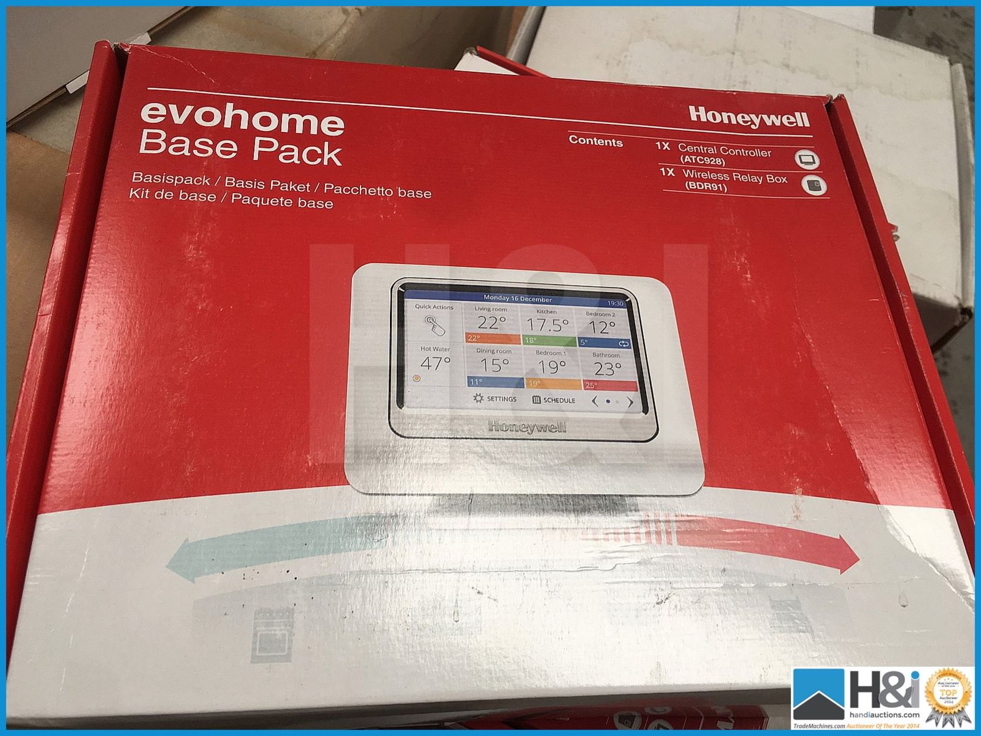 Honeywell Evohome base pack ATP921G2080. Unused and boxed. Suggested manufacturers selling price GBP