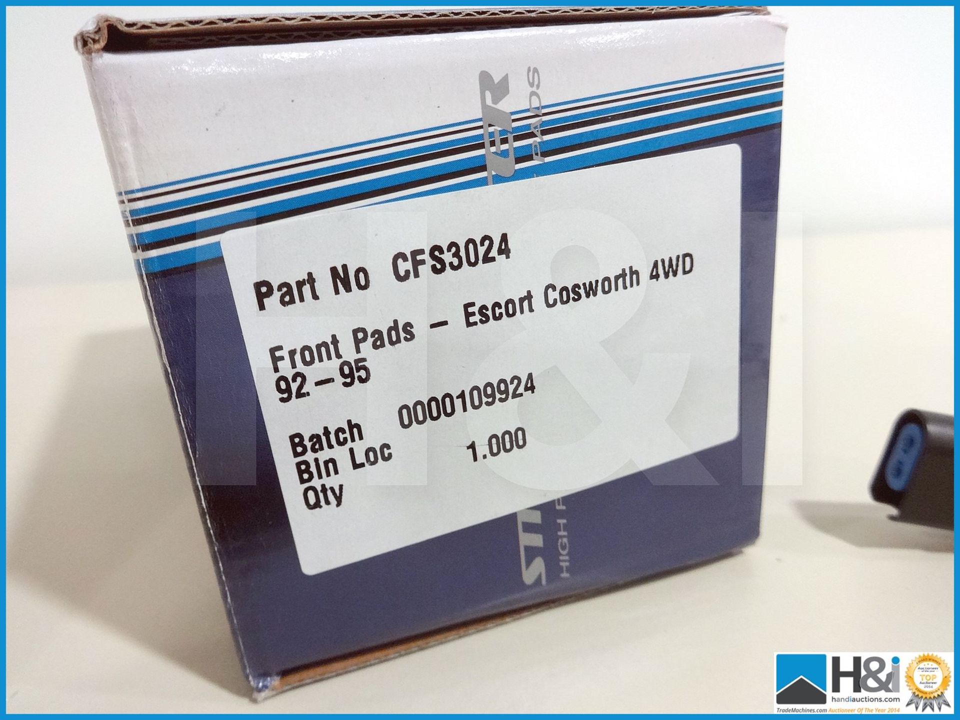 10 off Escort Cosworth 4WD 92-95 front brake pads. New and boxed. MC: CFS3024 CILN: 14 - Image 5 of 5