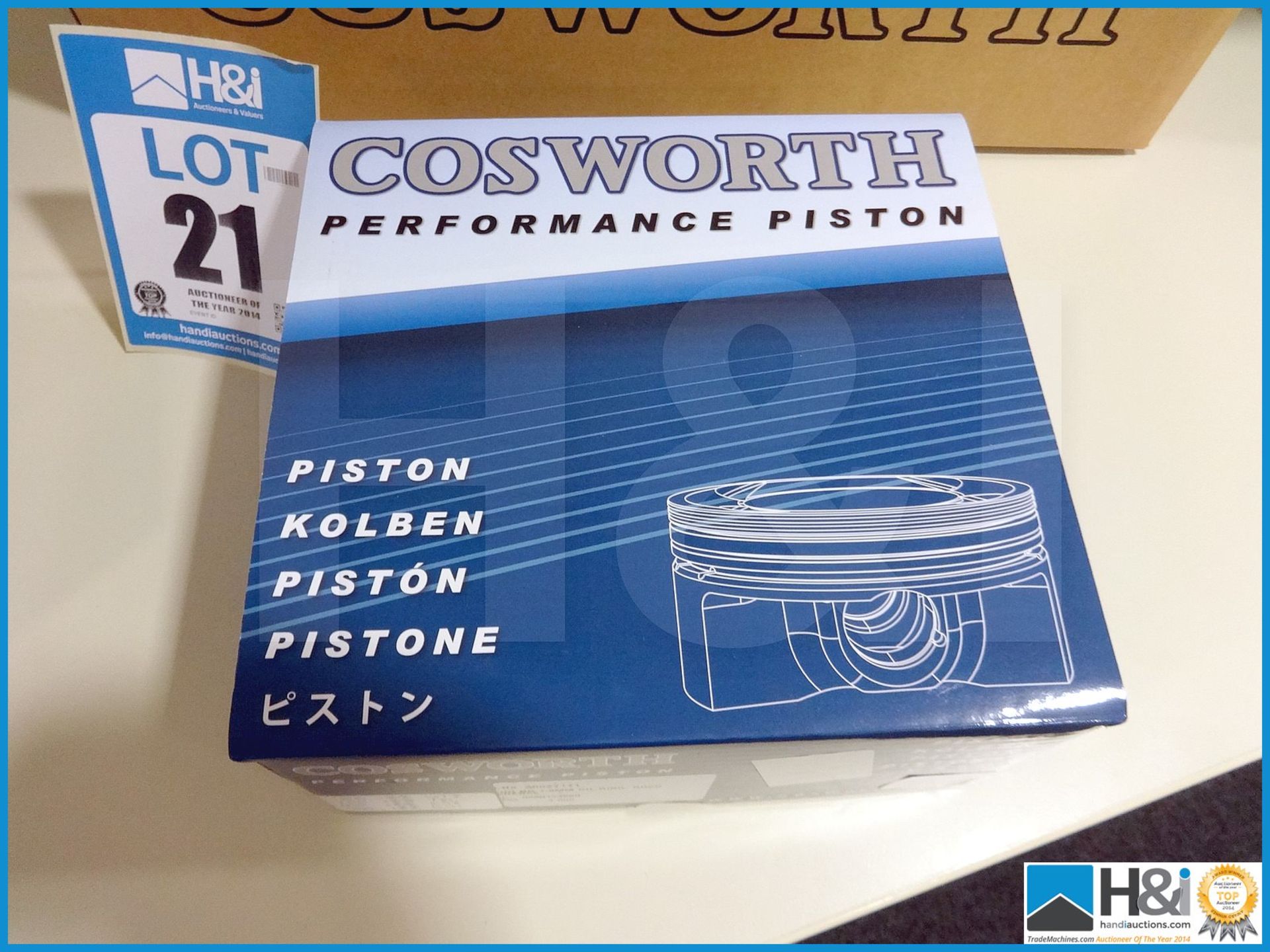 15 off pistons similar to Cosworth XG. MC: 20027171 CILN: 113 - Bild 3 aus 5