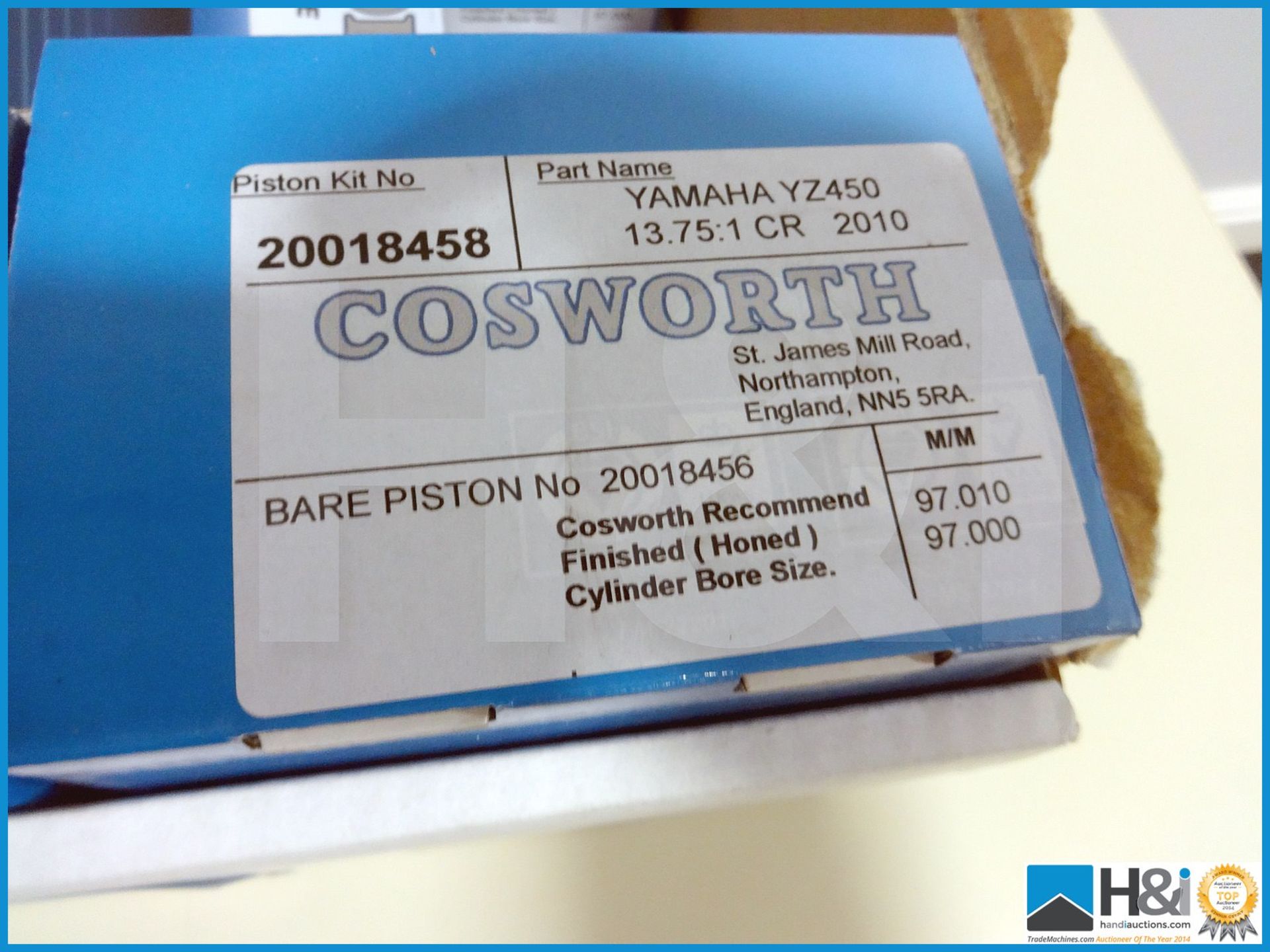 5 off Yamaha YZ450 piston kits. 13.75:1 compression. 2010 year. MC: 20018458 CILN: 81 / 90 - Image 4 of 4