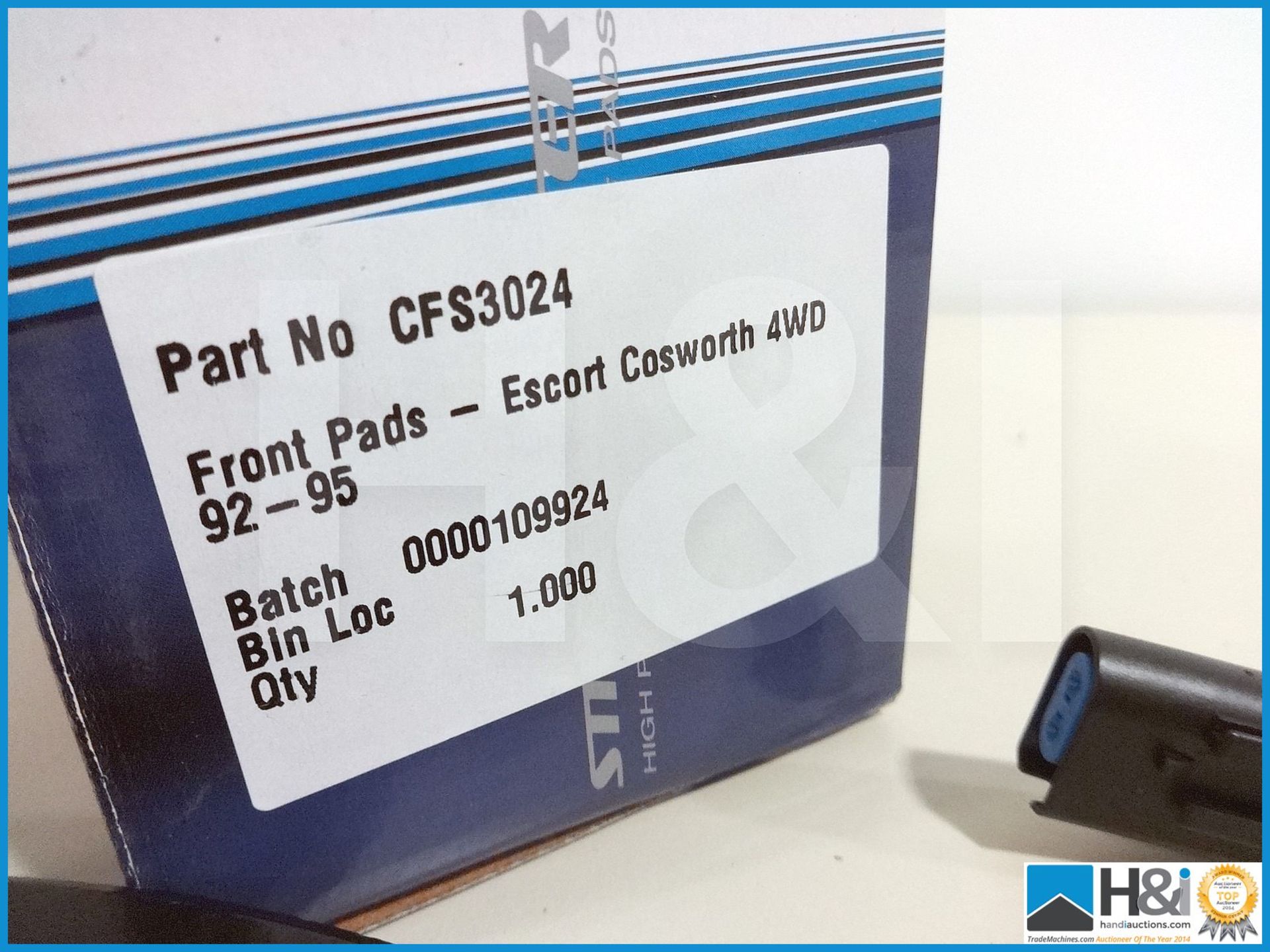 10 off Escort Cosworth 4WD 92-95 front brake pads. New and boxed. MC: CFS3024 CILN: 14 - Image 5 of 5