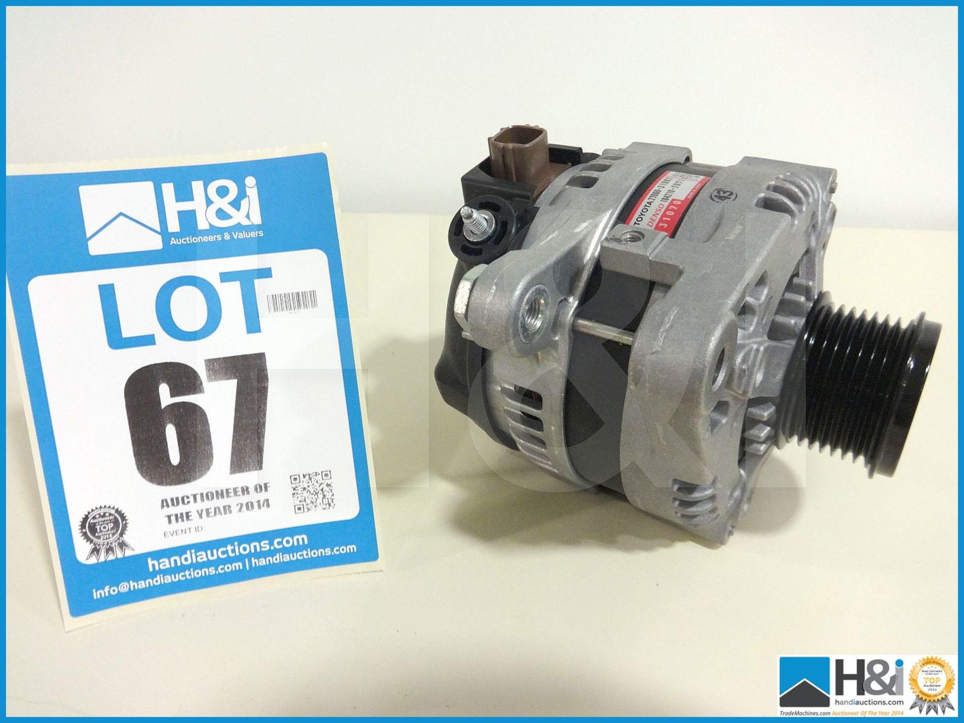 Alternator to suit V6 Lotus Evora engine. Brand new and unused. MC: N/A CILN: N/A - Image 2 of 2