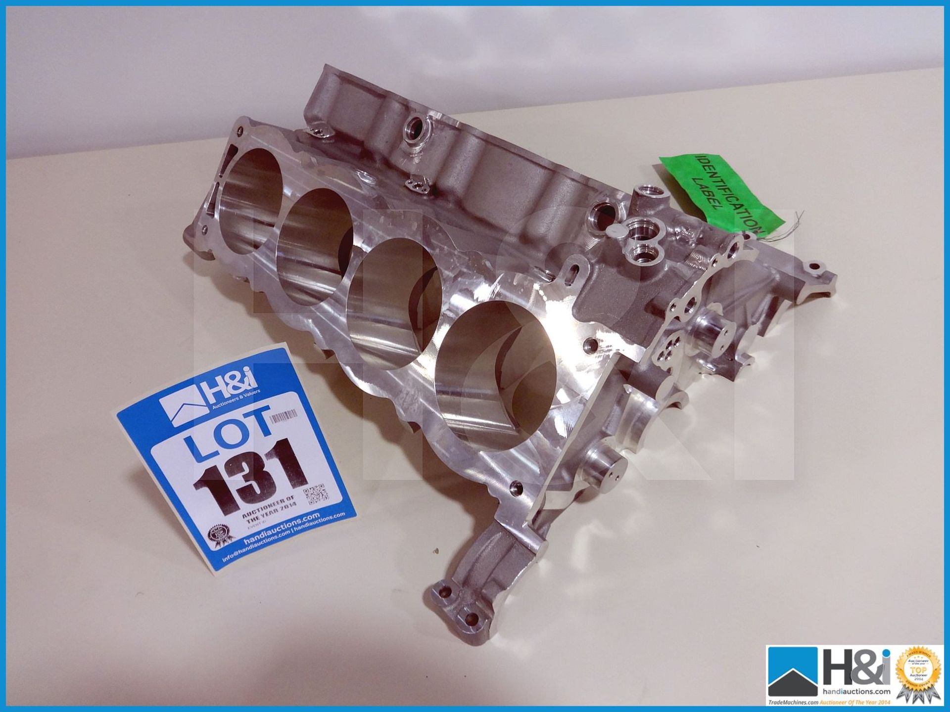 Cosworth CA Formula One crankcase upper. Rough machined. MC: 20031829 CILN: 4