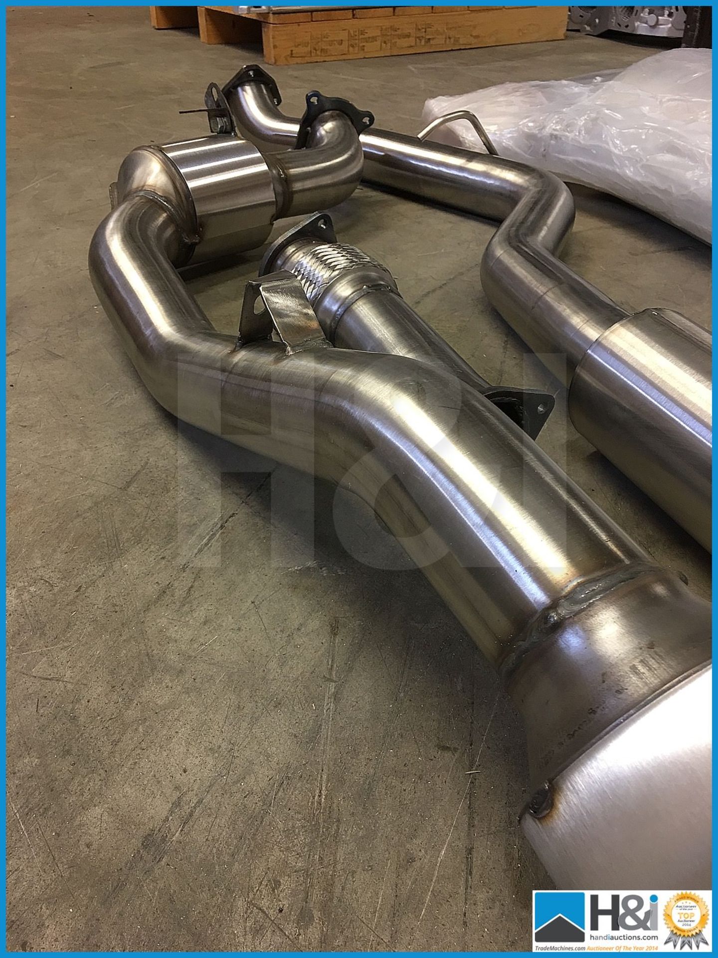 Subaru Cosworth CS400 compete exhaust system. This is only one of 8 systems available in the world. - Image 3 of 6