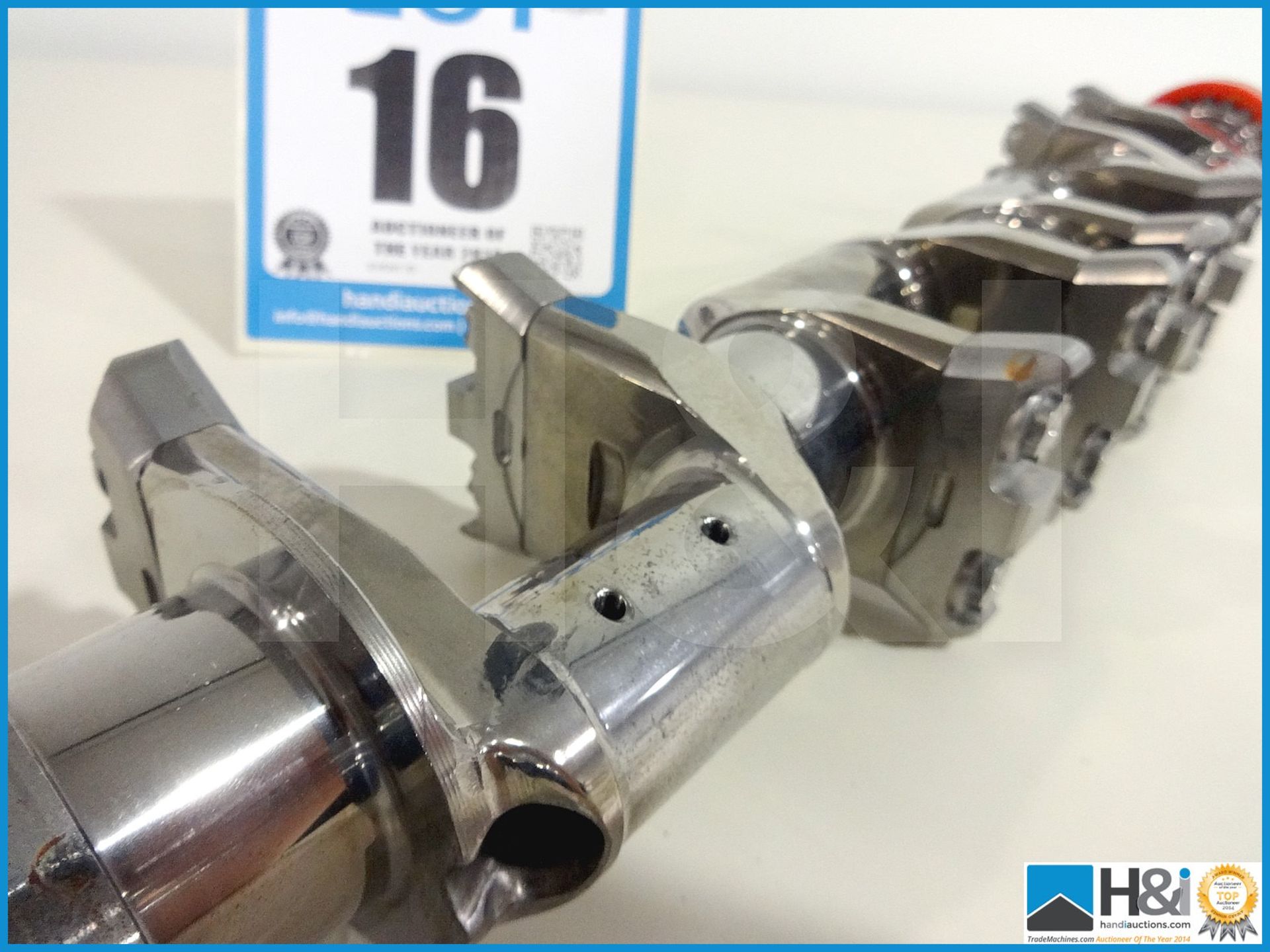 Cosworth CA Formula one crankshaft 2010-2013. Bolt on tungsten counterweights. Approx valued at GBP - Image 2 of 5