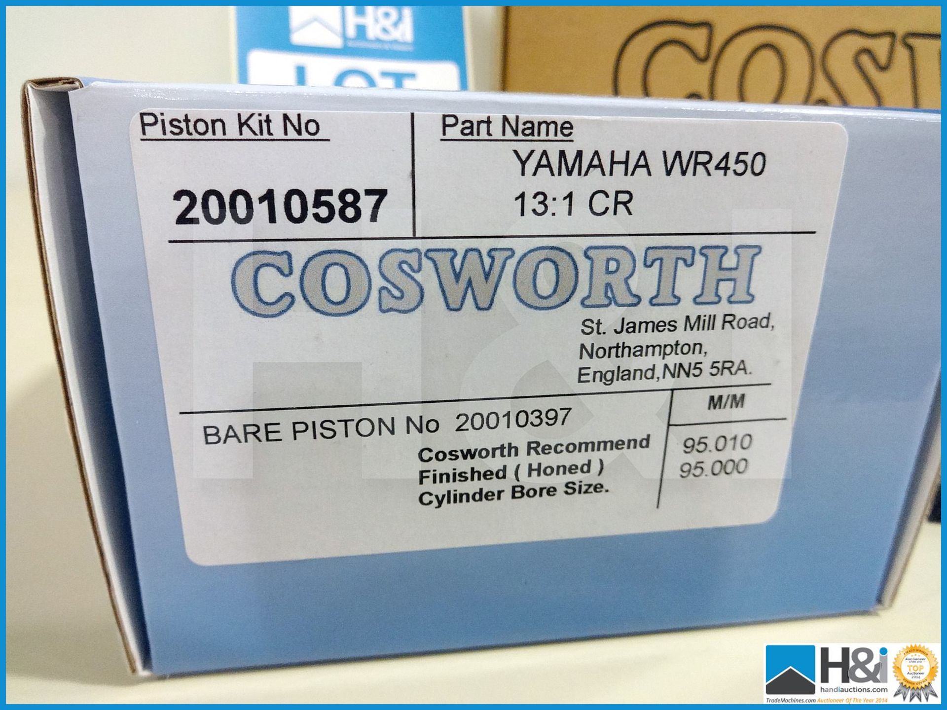 18 off Yamaha WR450 piston kits. 13.0:1 compression. Brand new and boxed. Suggested manufacturers se - Image 4 of 5