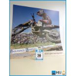 Cosworth branded large print 36inx36in Motocross rider. Never made available to the public before, e