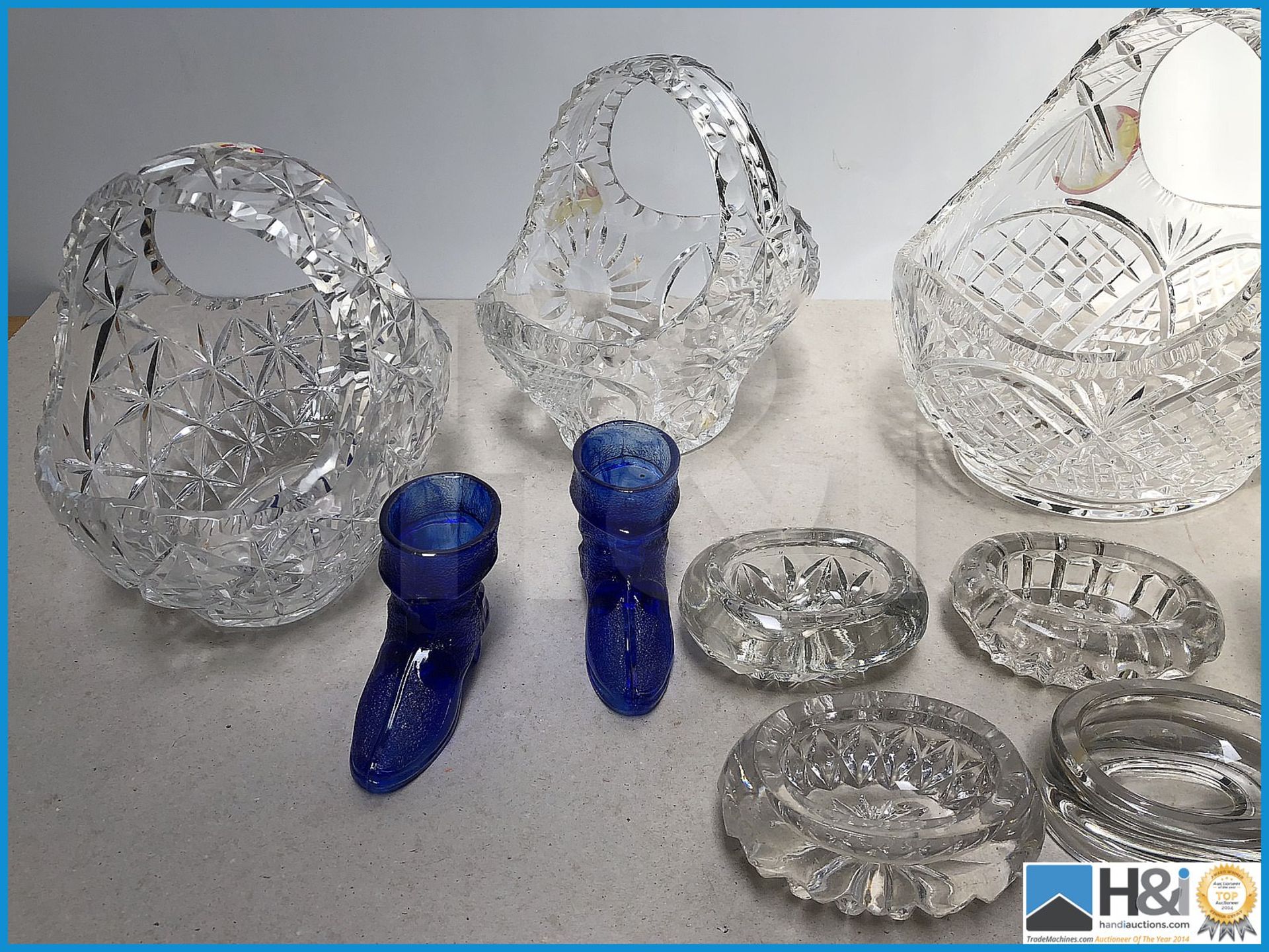 Lot of various cut glassware. - Image 2 of 5