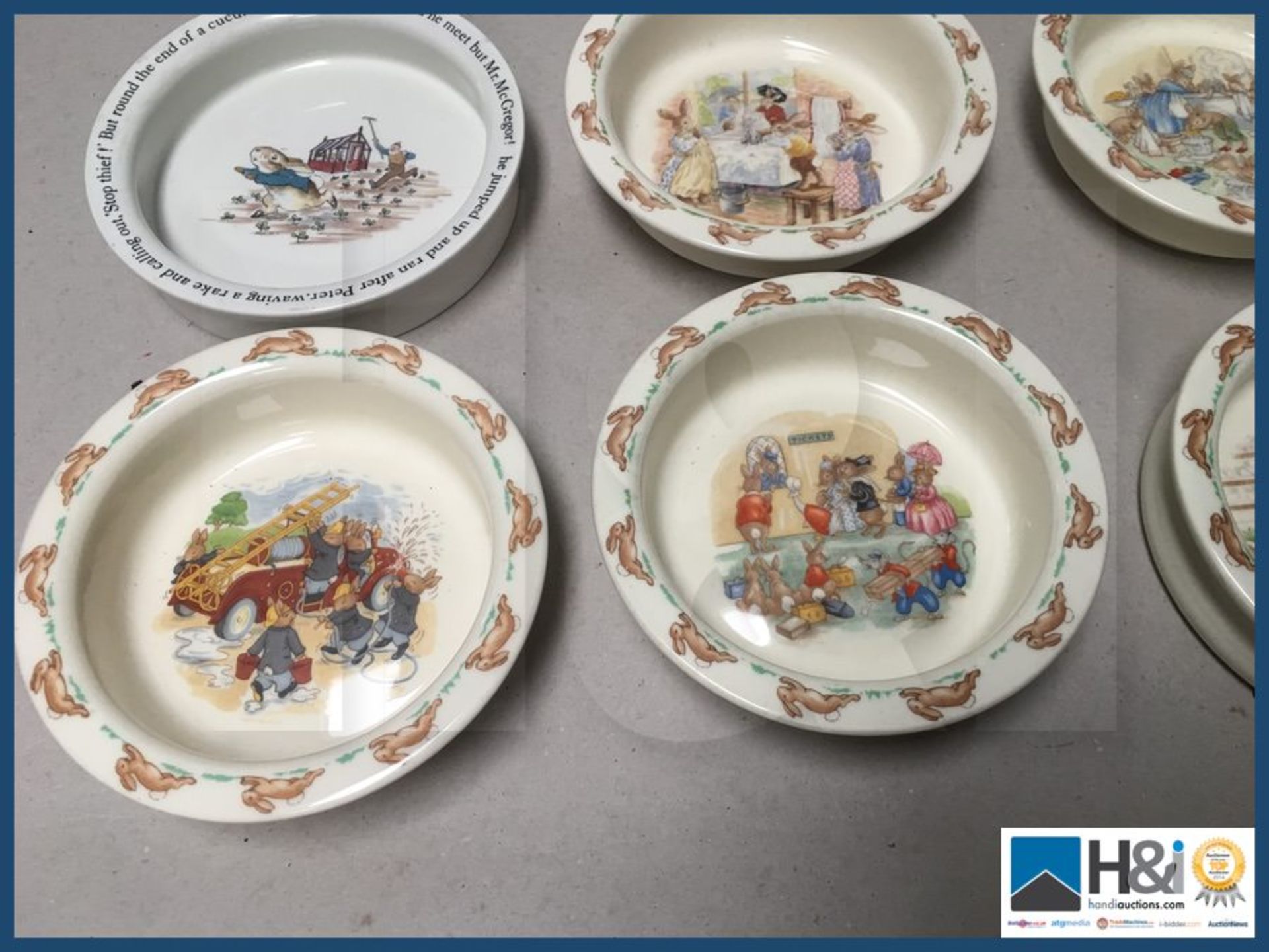 Collection of Wedgewood, Royal Doulton, Shelley Child inspired pottery. - Image 3 of 10