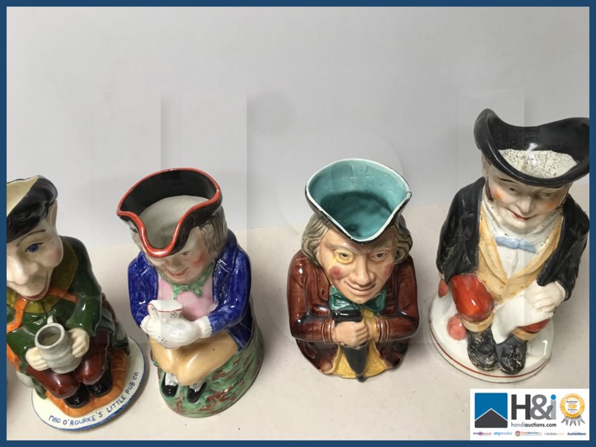 Lot of 5 Toby jugs. - Image 7 of 7