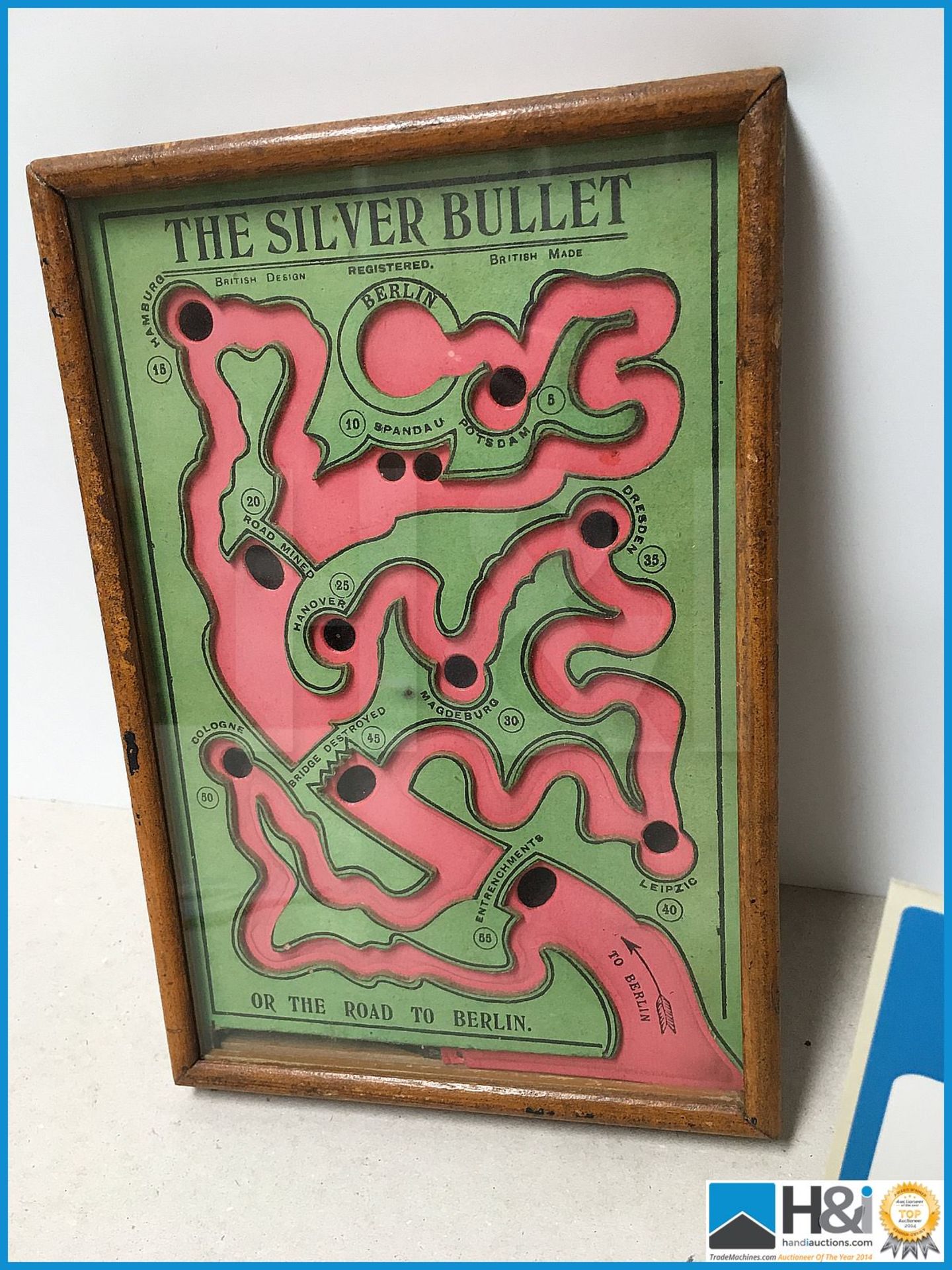 WW1 'Silver Bullet' game in fine condition. - Image 2 of 3