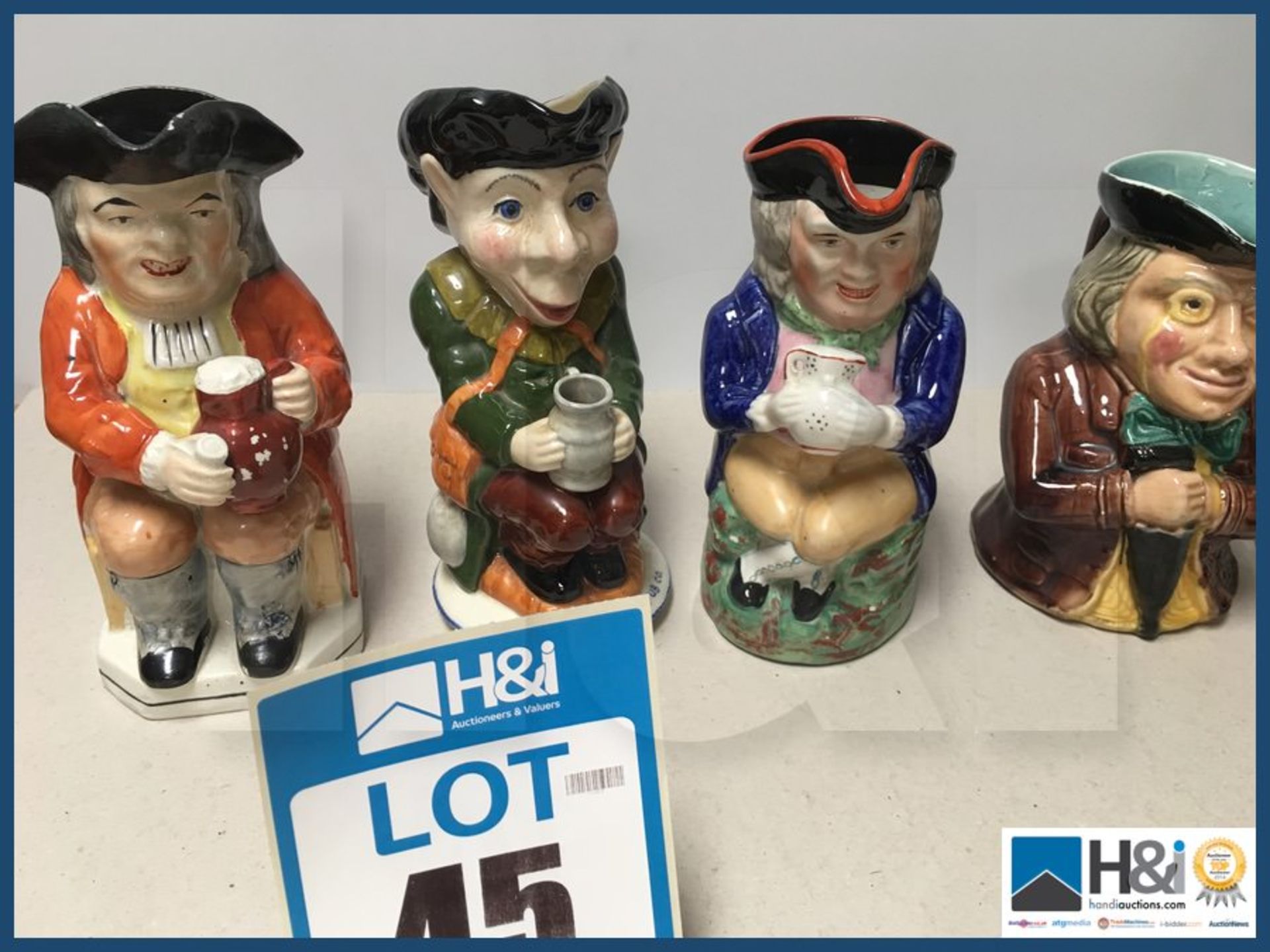 Lot of 5 Toby jugs. - Image 2 of 7