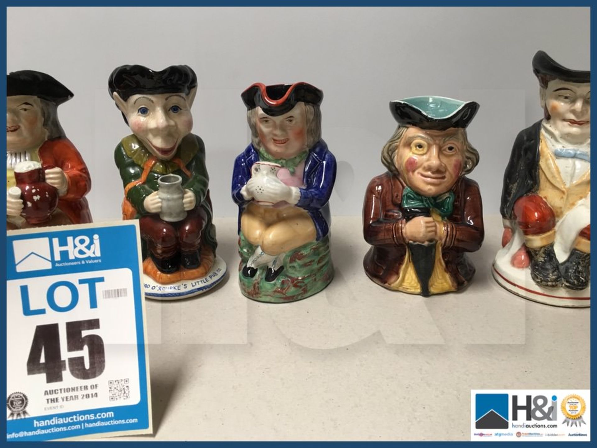 Lot of 5 Toby jugs. - Image 4 of 7