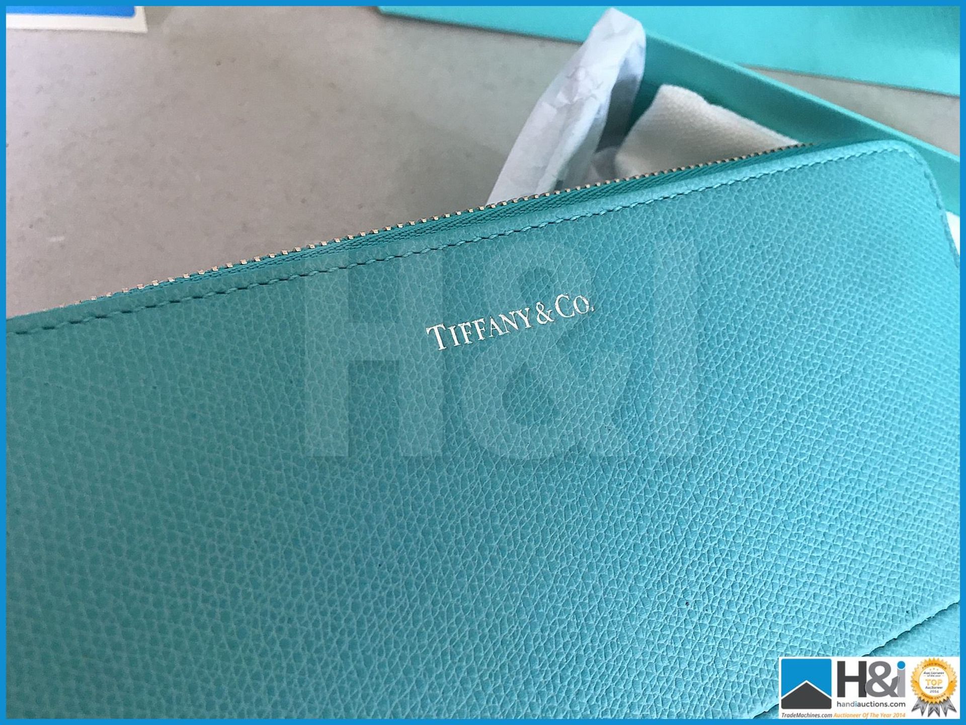 Genuine Tiffany & Co Purse / Wallet in Robins Egg Blue completely unused still with card protectors - Image 2 of 11