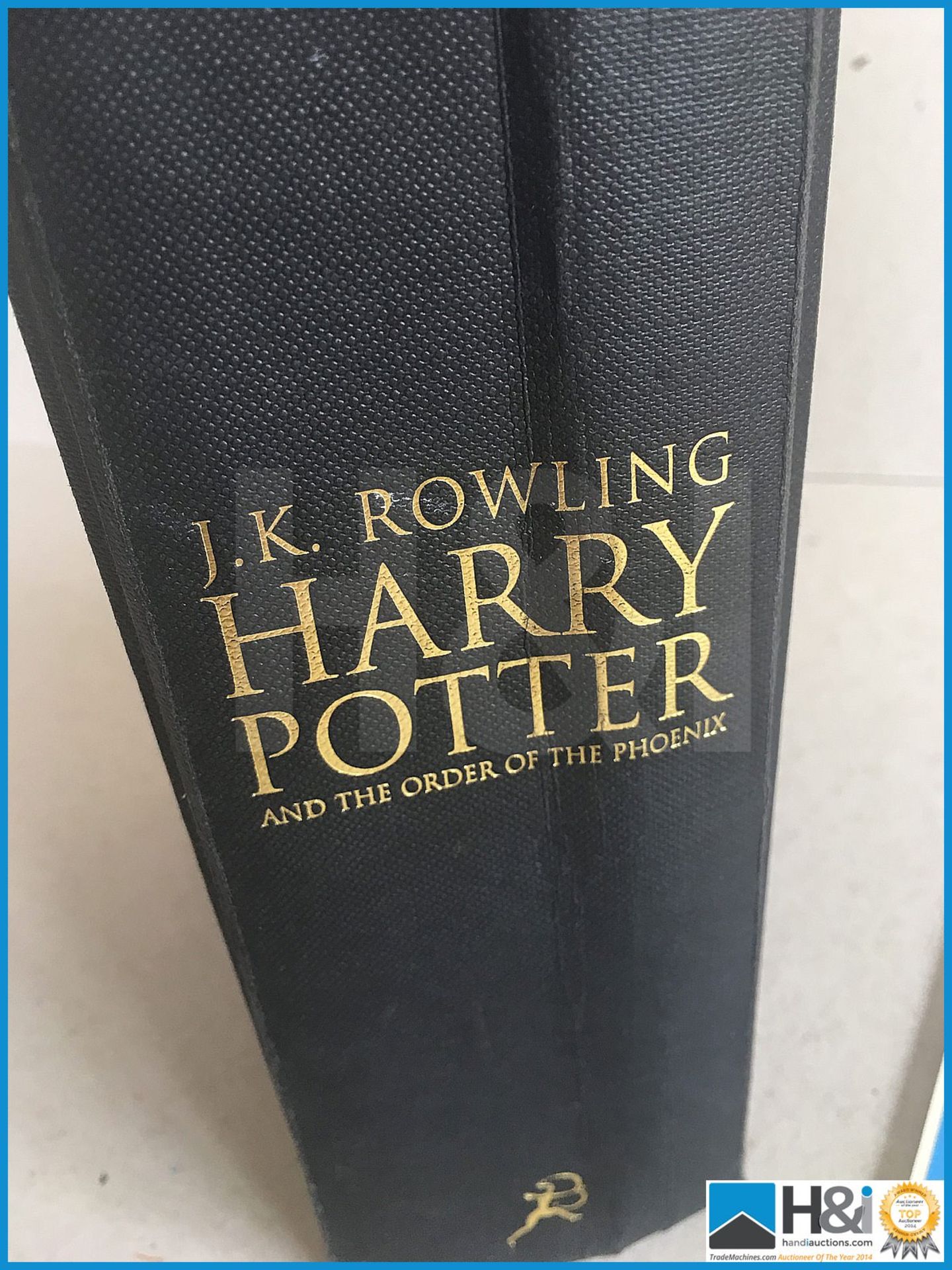 1st Edition JK Rowling Harry Potter And The Order Of The Phoenix book without dust jacket. - Image 2 of 5