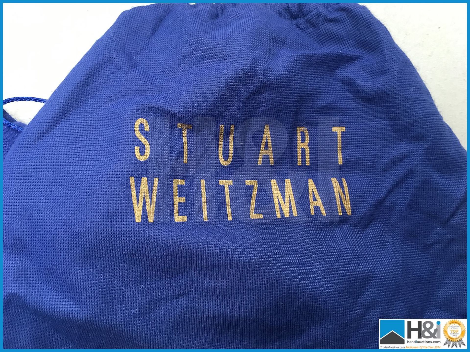 Genuine Stuart Weitzman for Russell & Bromley dress bag with original tie bags in excellent conditio - Image 5 of 5
