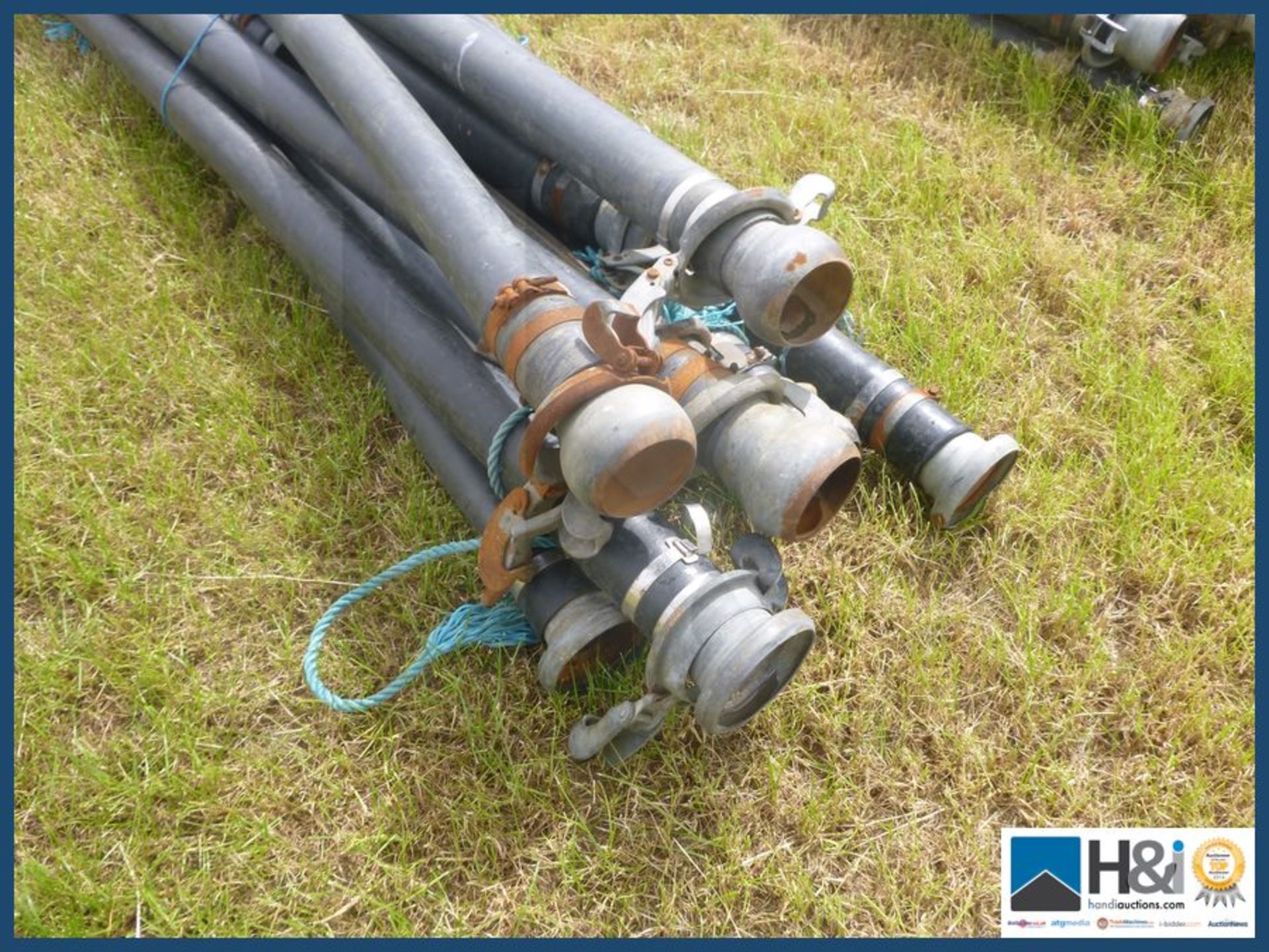 Heavy duty irrigation pipe approx 20 pcs appears in good condition. - Image 4 of 5