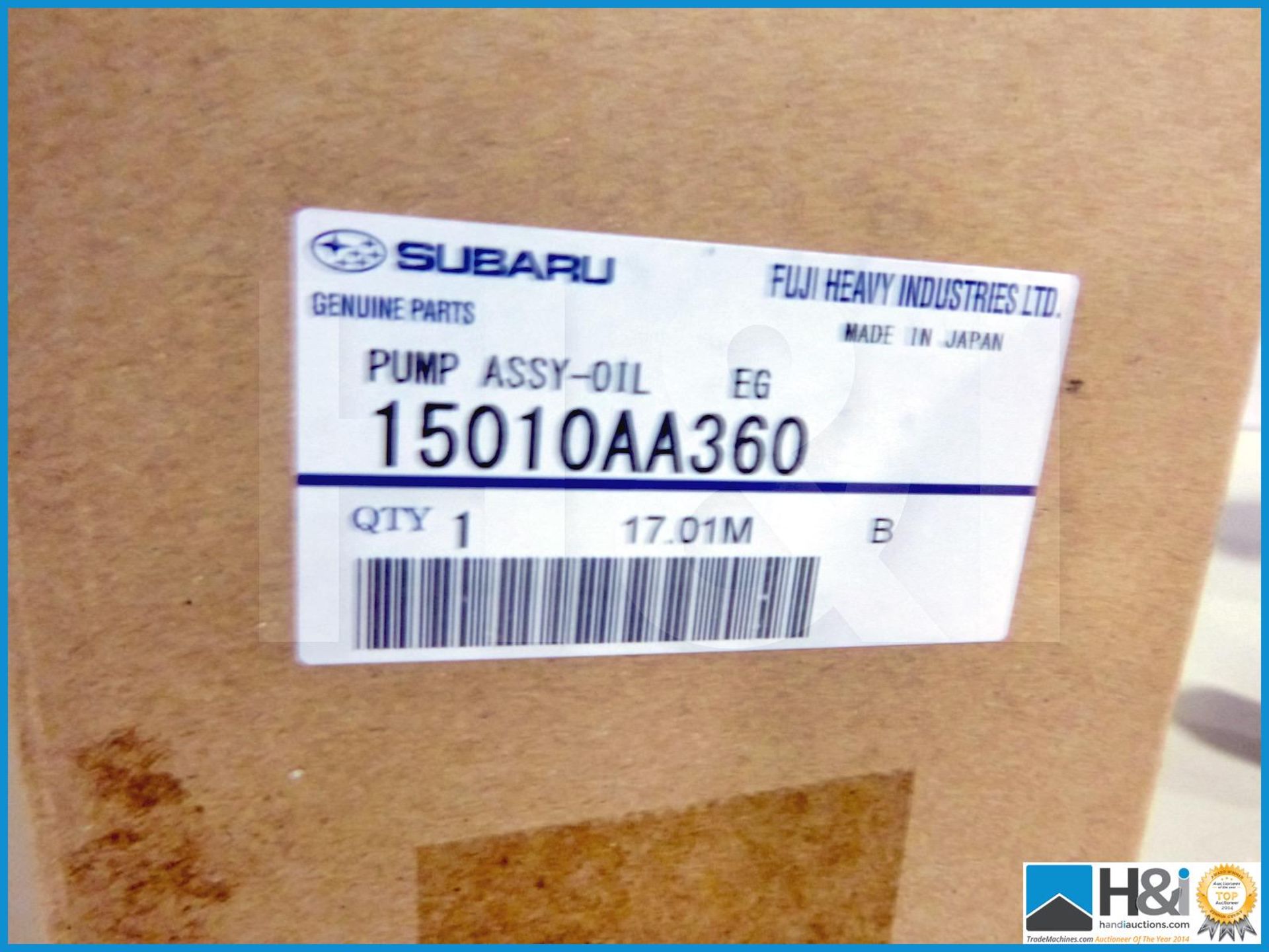 16 off Subaru EJ25 oil pump assembly 2008. Appx lot value over GBP 2,000-- MC:20004043 CILN:59 - Image 3 of 3