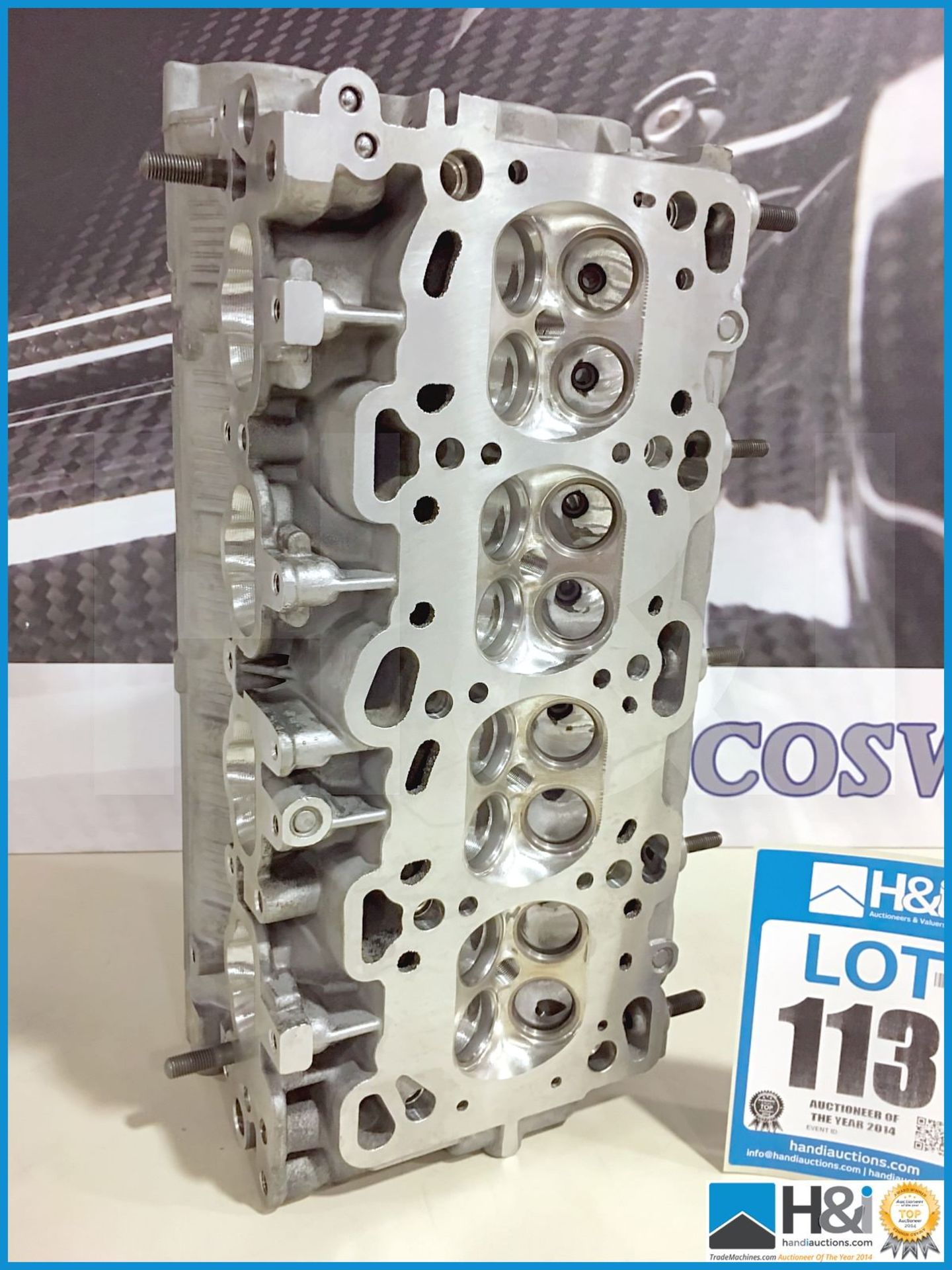 Mitsubishi Evo 9 ported cylinder head. Appx value GBP 1700 -- MC:CI0099 CILN:31 - Bild 2 aus 4