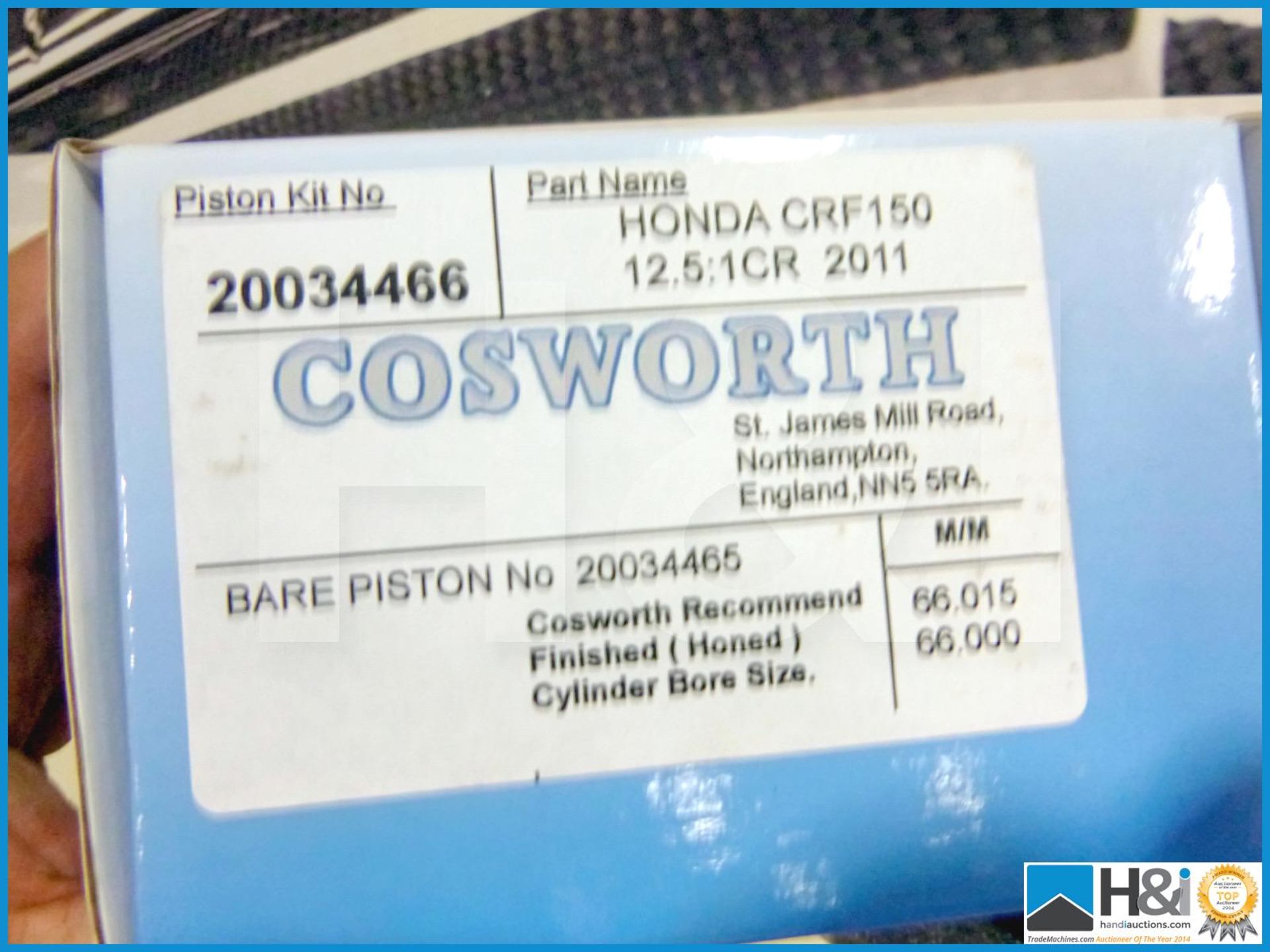32 off Honda piston kit CRF 150 12.5:1 - 2011. Appx lot value over GBP 28,000 -- MC:20034466 CILN:1 - Image 4 of 4