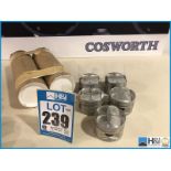 5 off historic Cosworth DFS (short stroke version of DFR) F1 pistons. Appx 25 years old -- MC:N/A CI