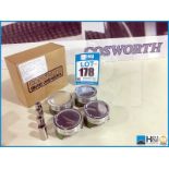 5 off boxes of 4 sets of SET-EVO X 9.0:1 87MM STROKER PISTONS. Appx lot value GBP 8,500 -- MC:200058