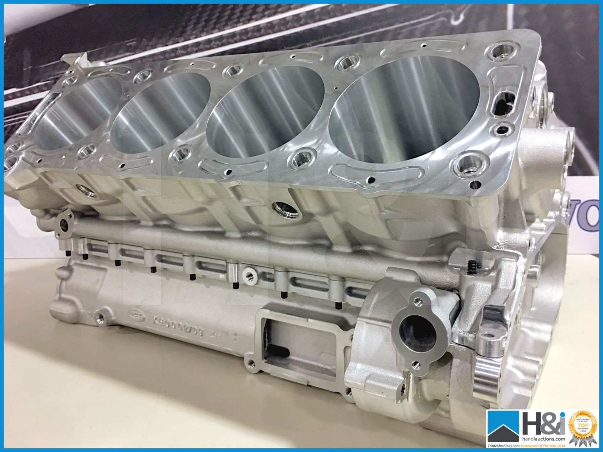 Cosworth XG cylinder block and sump assembly. -- MC:XG8015C CILN:83 - Image 7 of 9