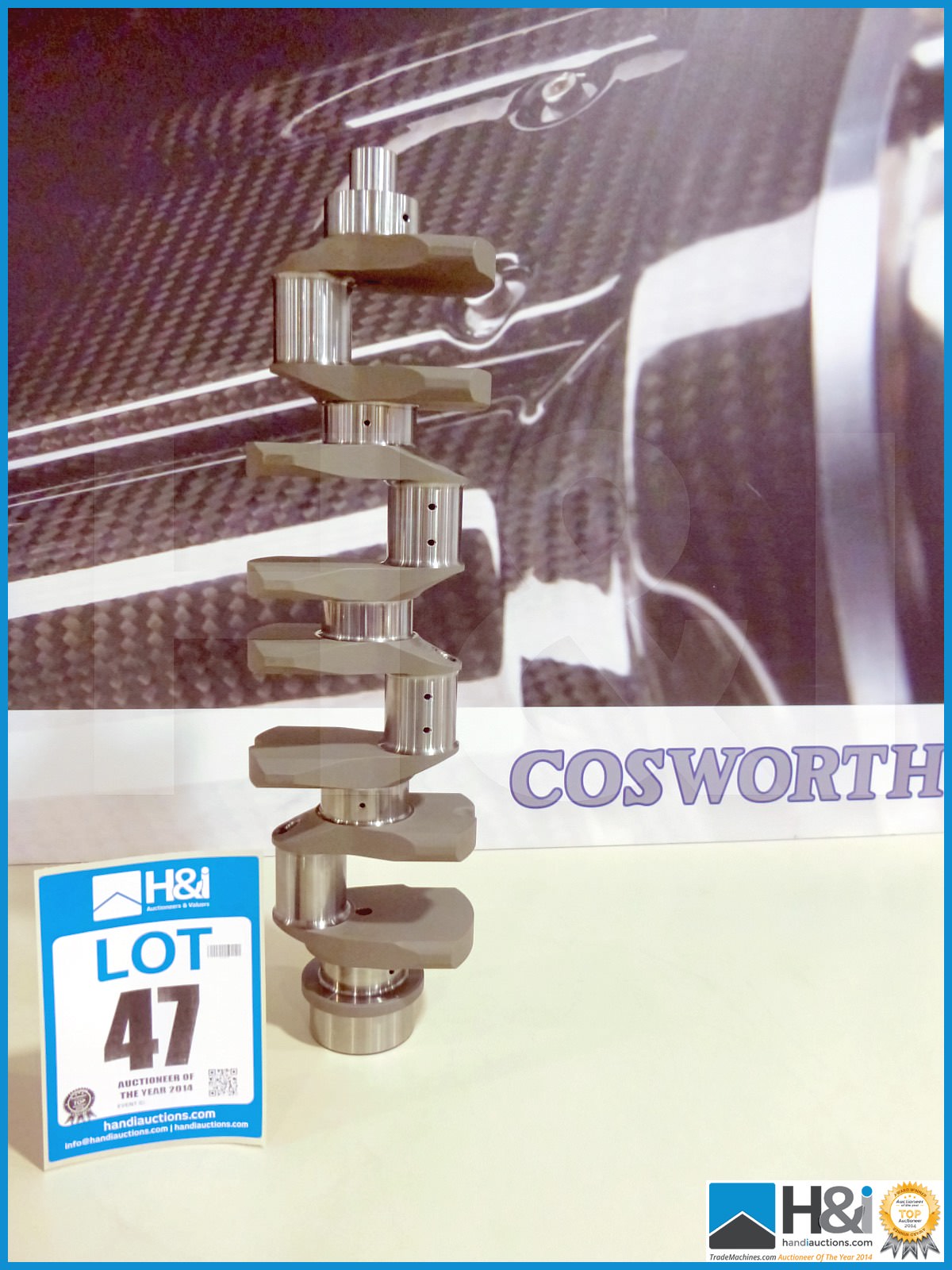 1 off Cosworth XG crankshaft. Appx lot value over GBP 10,000 -- MC:XG1317 CILN:55