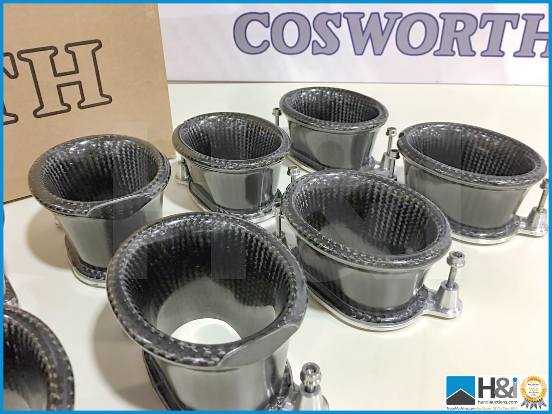 Set of 8 Cosworth CA trumpets. 21.2 nom - M5, insert. Lot value over GBP 2,700 -- MC:20026118 CILN:1 - Image 3 of 3