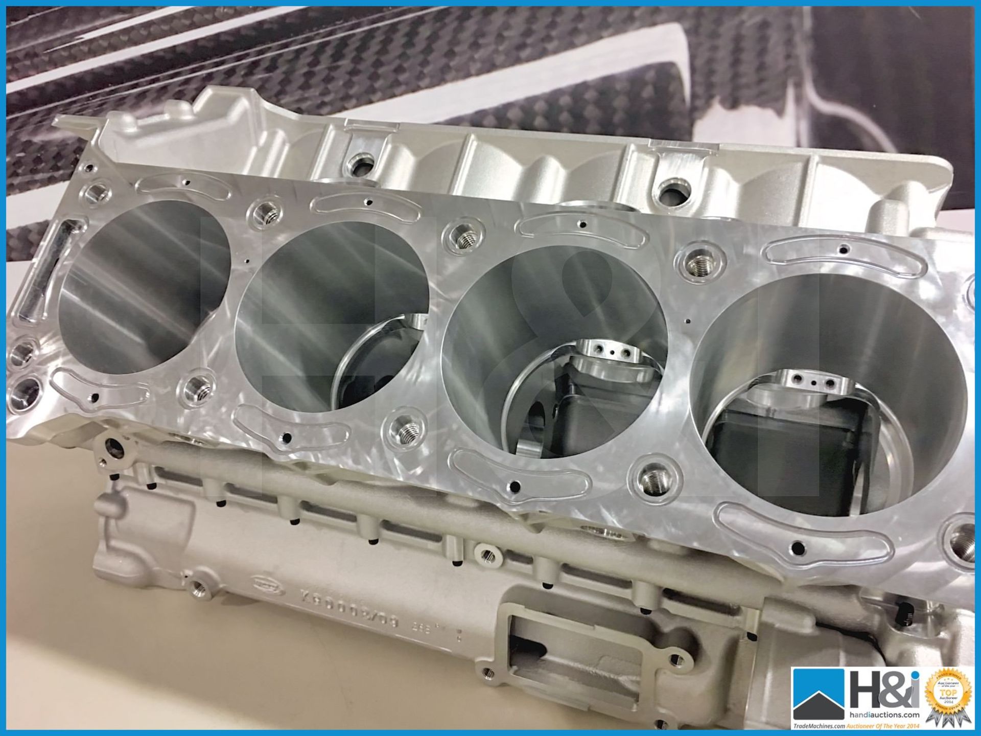 Cosworth XG cylinder block and sump assembly. -- MC:XG8015C CILN:83 - Image 6 of 9