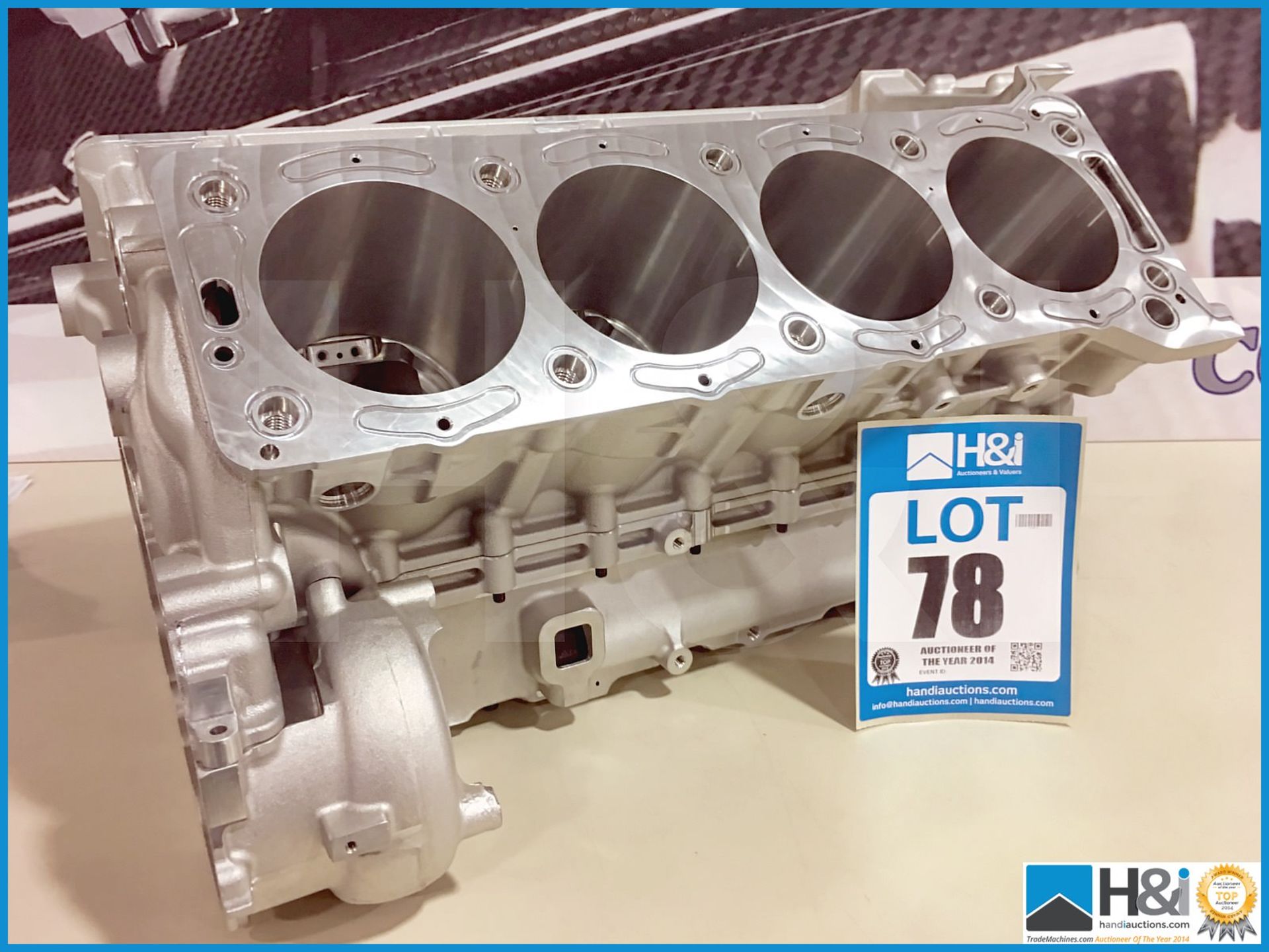 Cosworth XG cylinder block and sump assembly. -- MC:XG8015C CILN:83 - Image 2 of 9